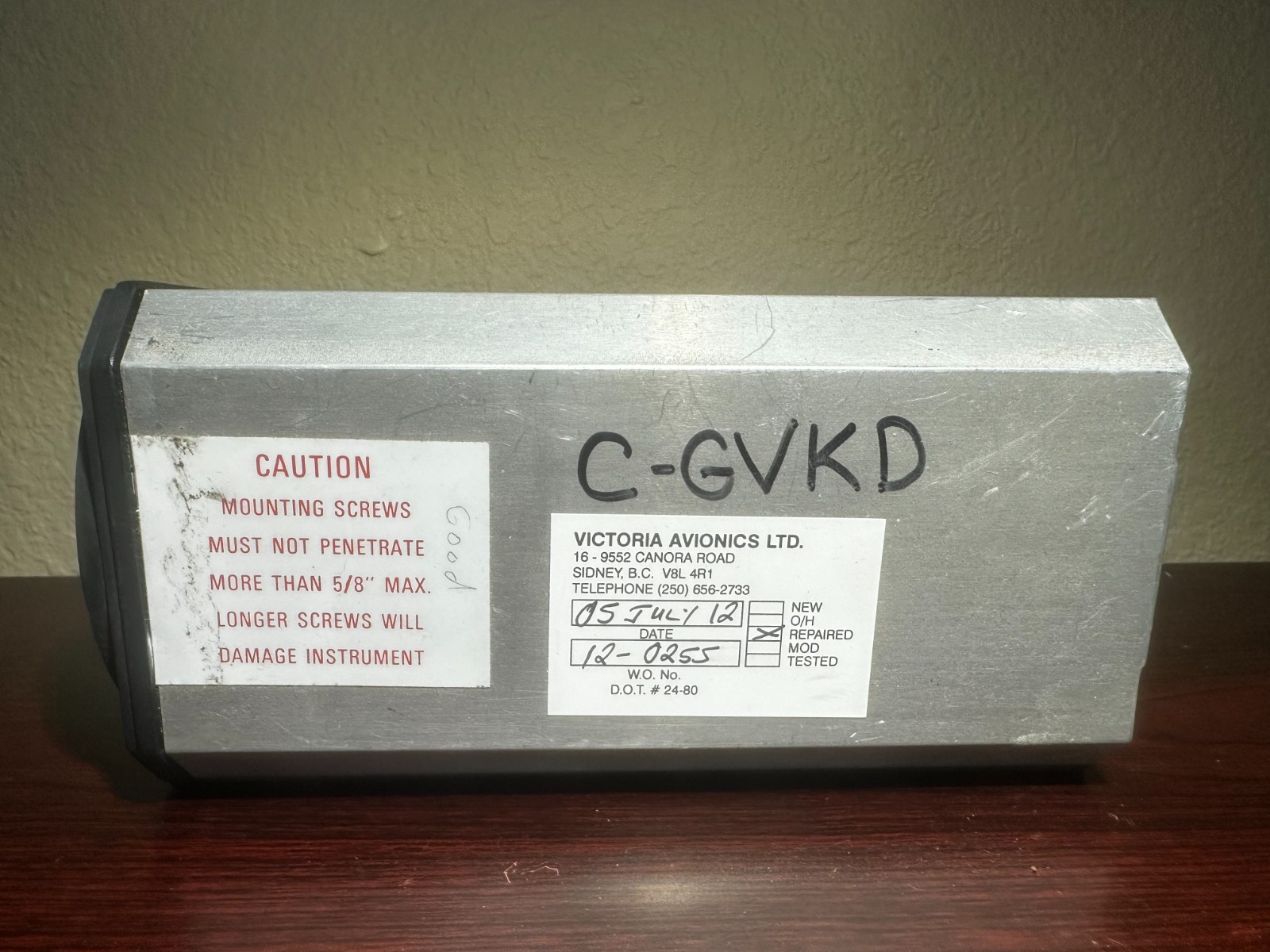 King KI 208 VOR/LOC converter indicator p/n 066-3056-00 guaranteed 30 days