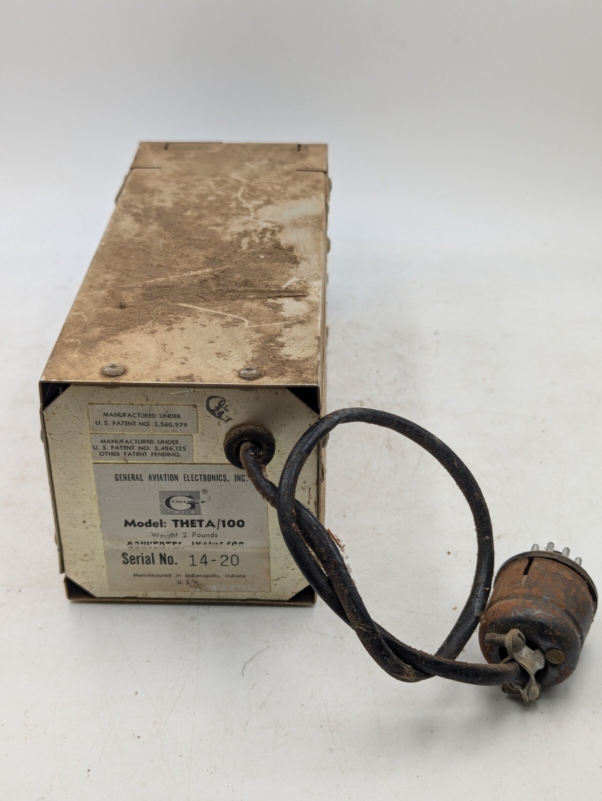 Genave Theta/100 Converter Indicator, For Use With Alpha/365, Untested