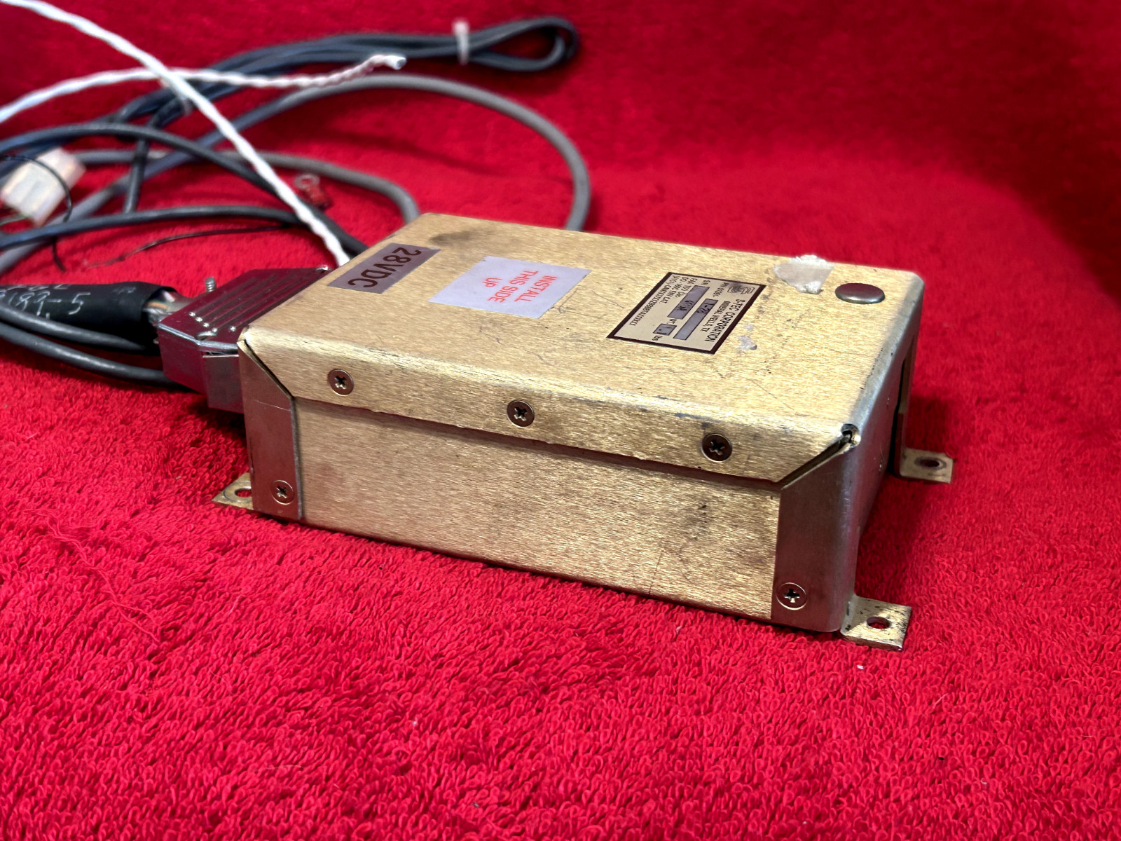 S-TEC 28 VDC AUTOPILOT COMPUTER P/N 01261-1-28 WITH CONNECTOR