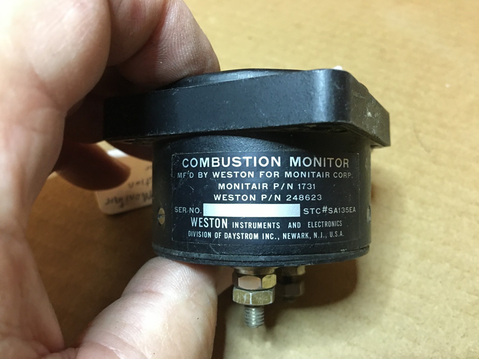Weston Monitair Combustion Monitor 1731