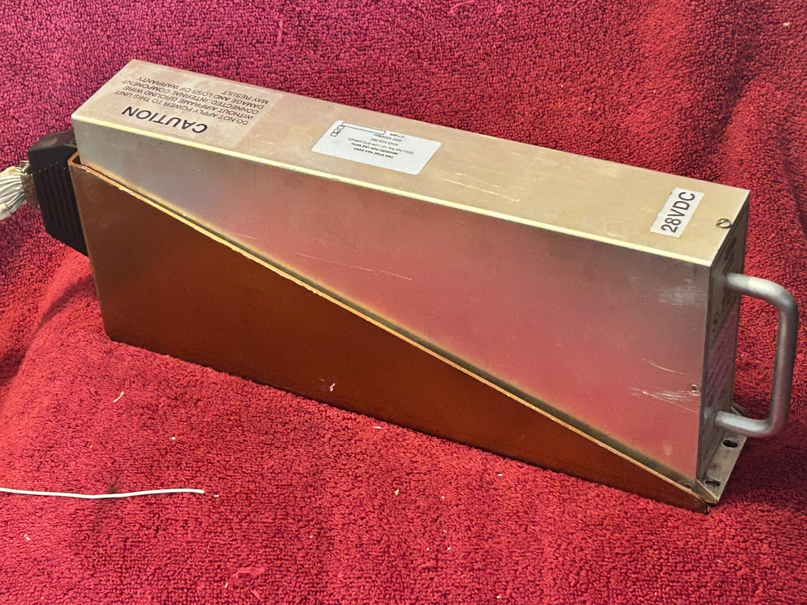 S-TEC 28 VDC AUTOPILOT COMPUTER RFGC P/N 0109 WITH TRAY AND CONNECTOR