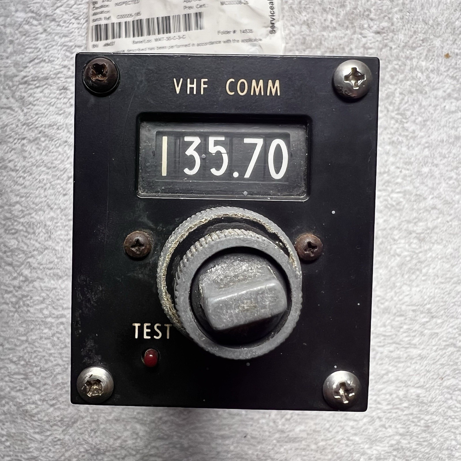 071-1012-11 King Radio KFS-590B VHF Communication Controller