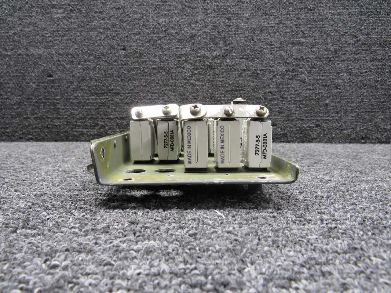 5618029-41 Cessna 421C Upper Center Circuit Breaker Panel Assembly with Breakers