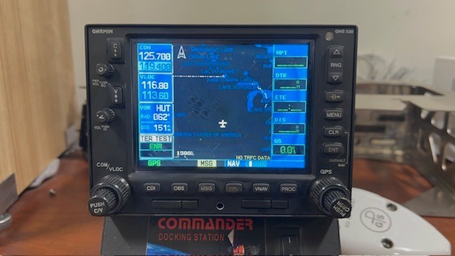 Garmin, Inc. GNS 530W WAAS GPS/NAV/COMM Unit P/N: 011-01064-40 (14/28V)