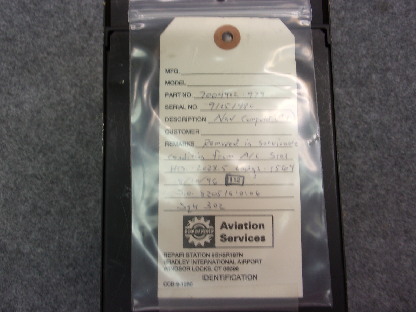 Honeywell Sperry NZ-920 Navigation Computer P/N 7004402-979 (Serviceable)