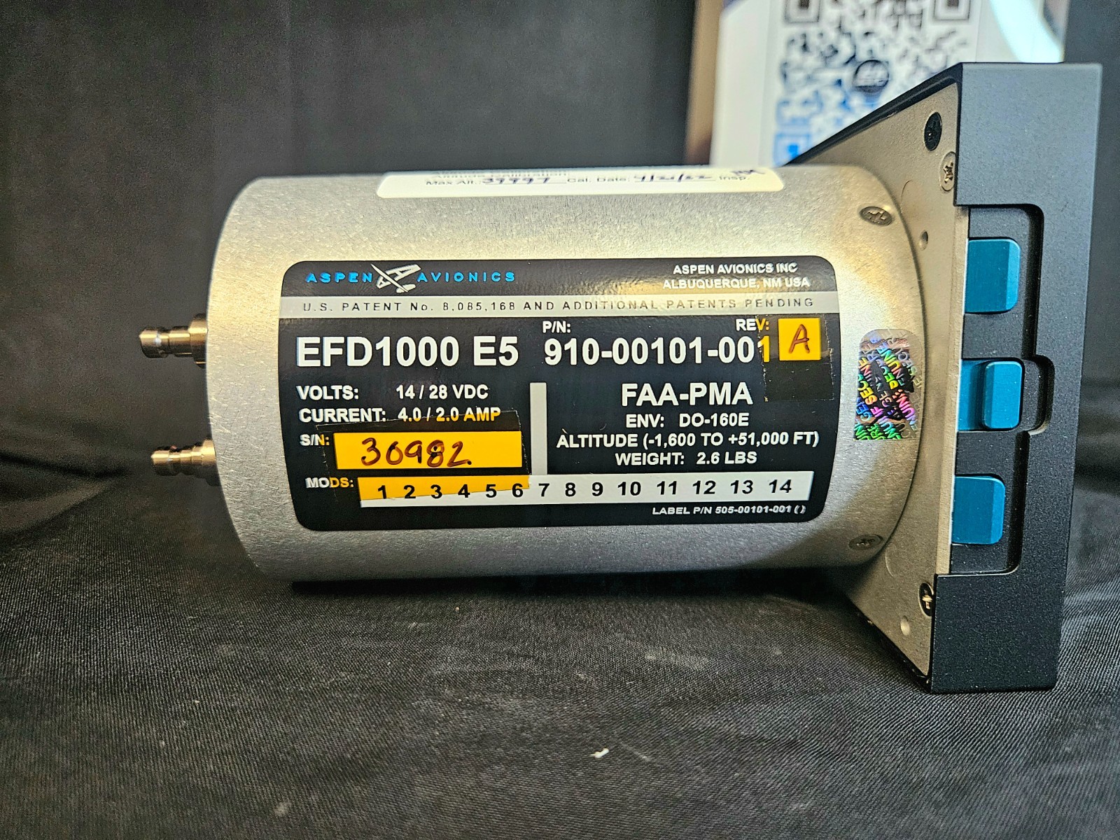 Aspen EFD1000 (E5) [PN: 910-00101-001] Refurbished