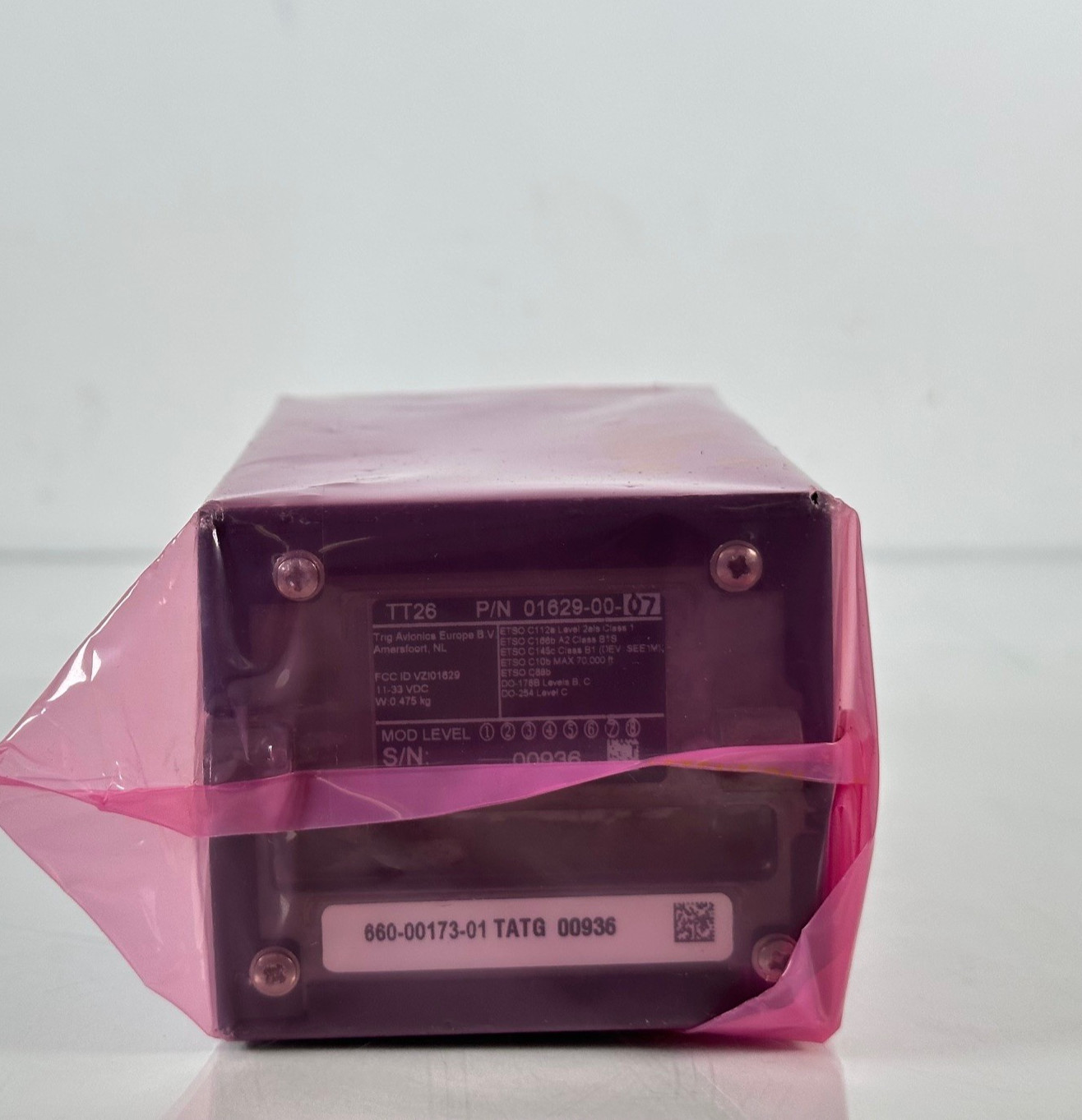 (NEW) Trig Transponder TT 26 PN 01629-00-01 01629-00-07 SW Version 1.13