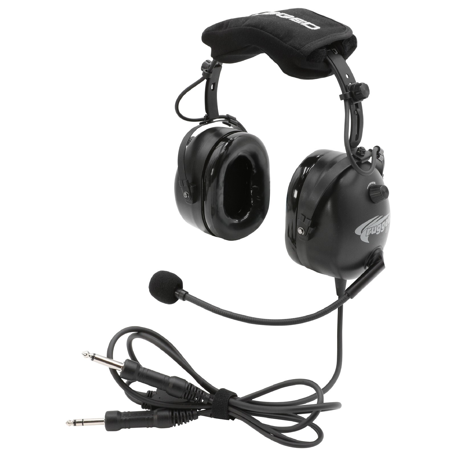Rugged Air RA210-BT Bluetooth General Aviation Headset A20 GA Plug Student Pilot