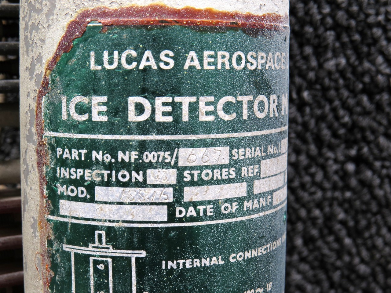 NF0075-667 Lucas Aerospace Mk. 3 Ice Detector