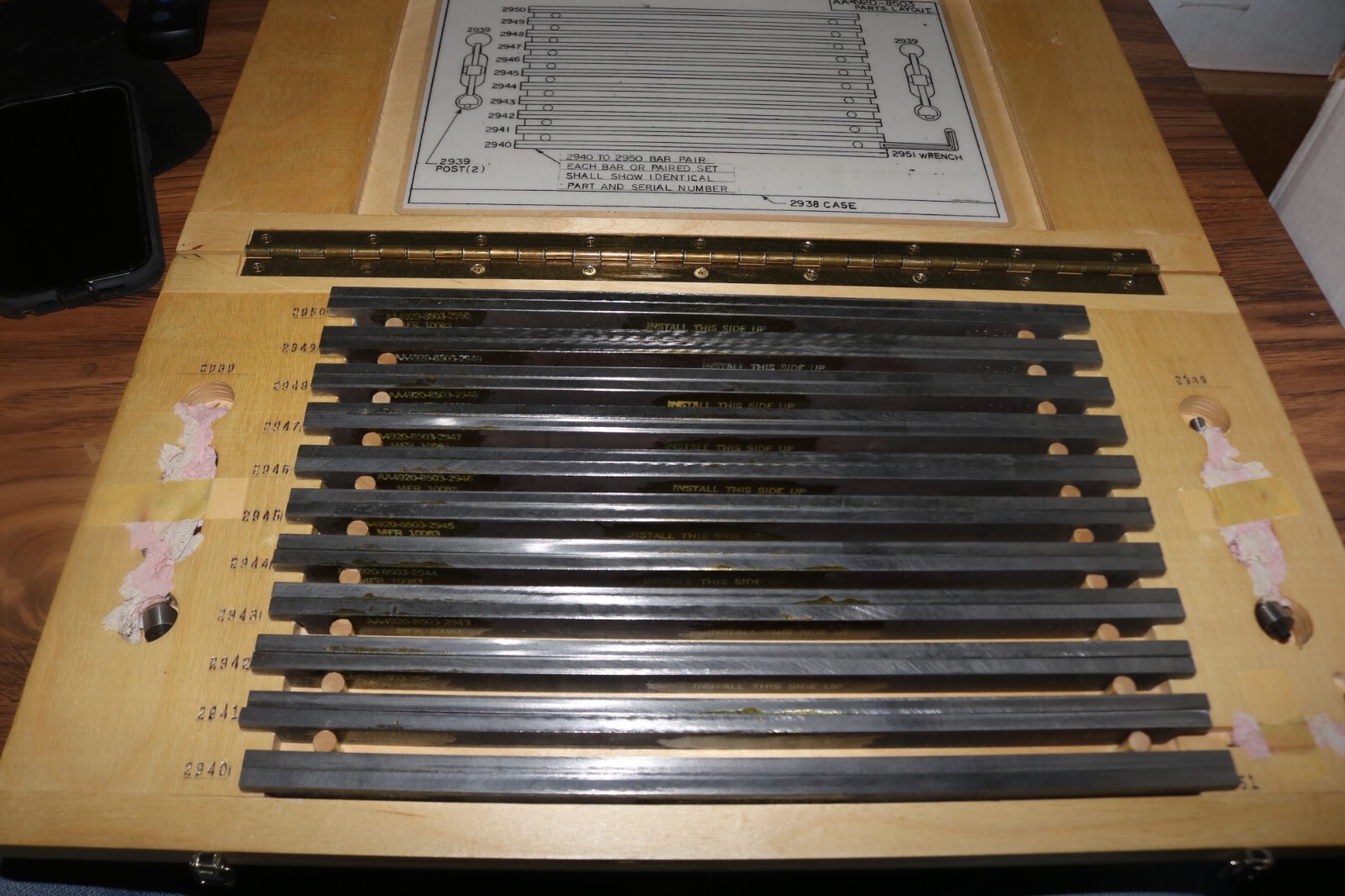NOS Bell 204 205 UH-1 Iroquois tail rotor balance kit PN AA4920-8503 7HEL065