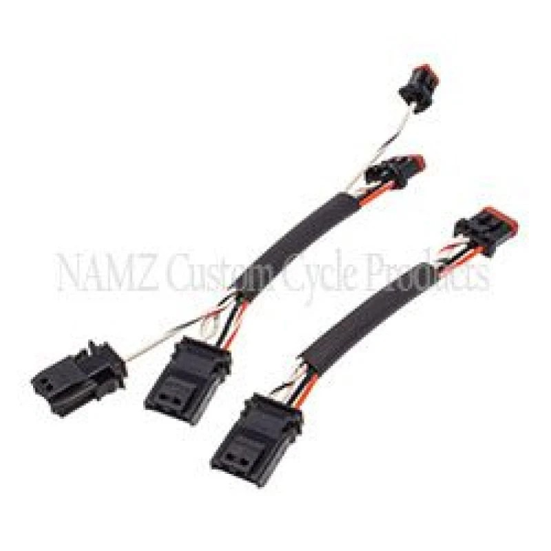 NAMZ NHCX-J04 2012+ V-Twin Dyna Handlebar Control Xtension Harness 4in.