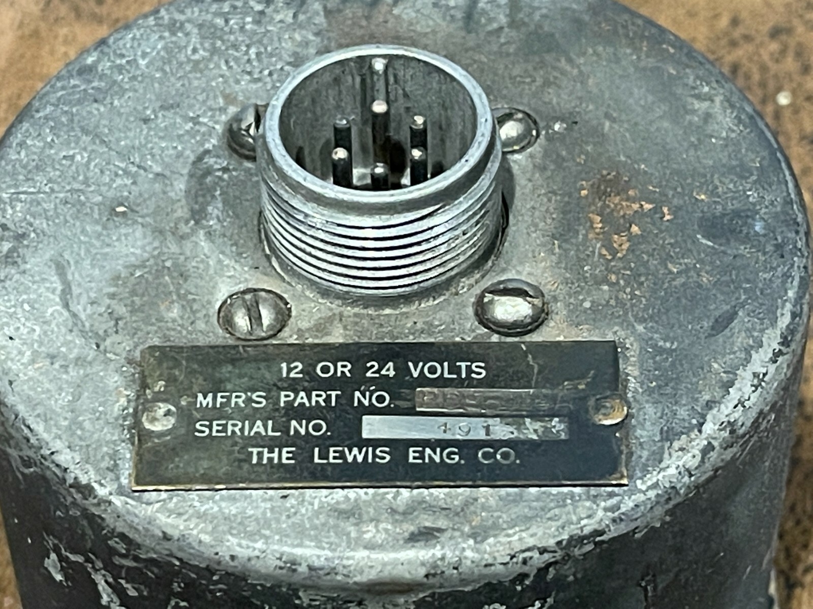 WW2 The Lewis ENG Dual Carburetor Air Temp Instrument Gauge BDE5466A 77B98