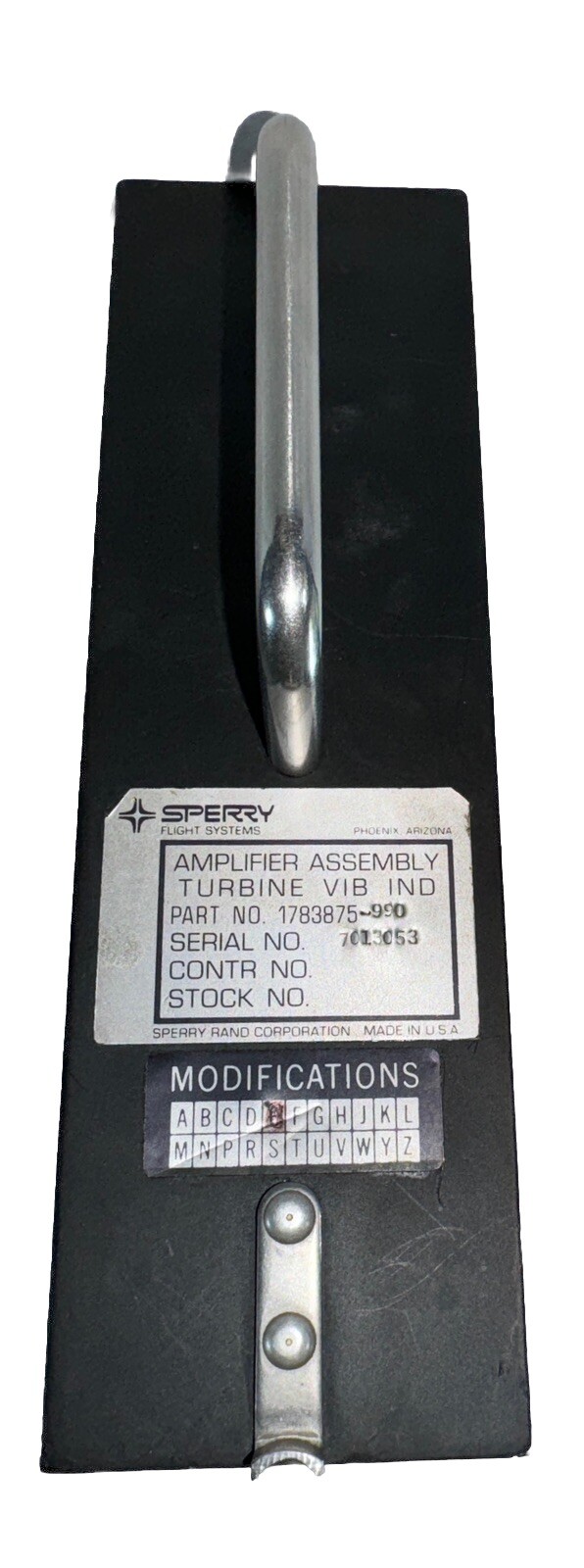 1783875-990 Honeywell Sperry ‘TVI’ Turbine Vibration Indicator Amplifier