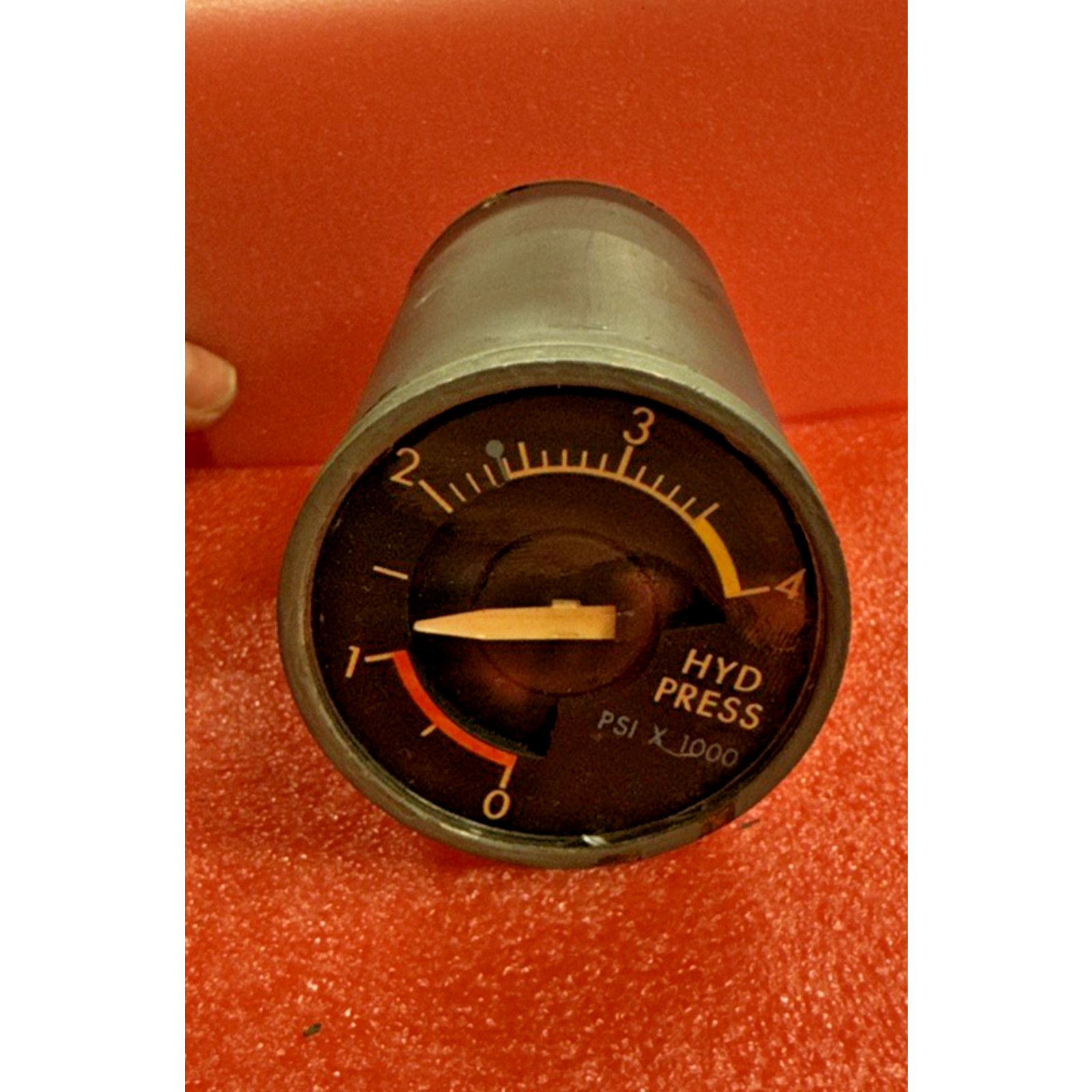 U.S. Gauge Aircraft Hydraulic Pressure Indicator 0-4000 psi VIL-0C7B yb6/7