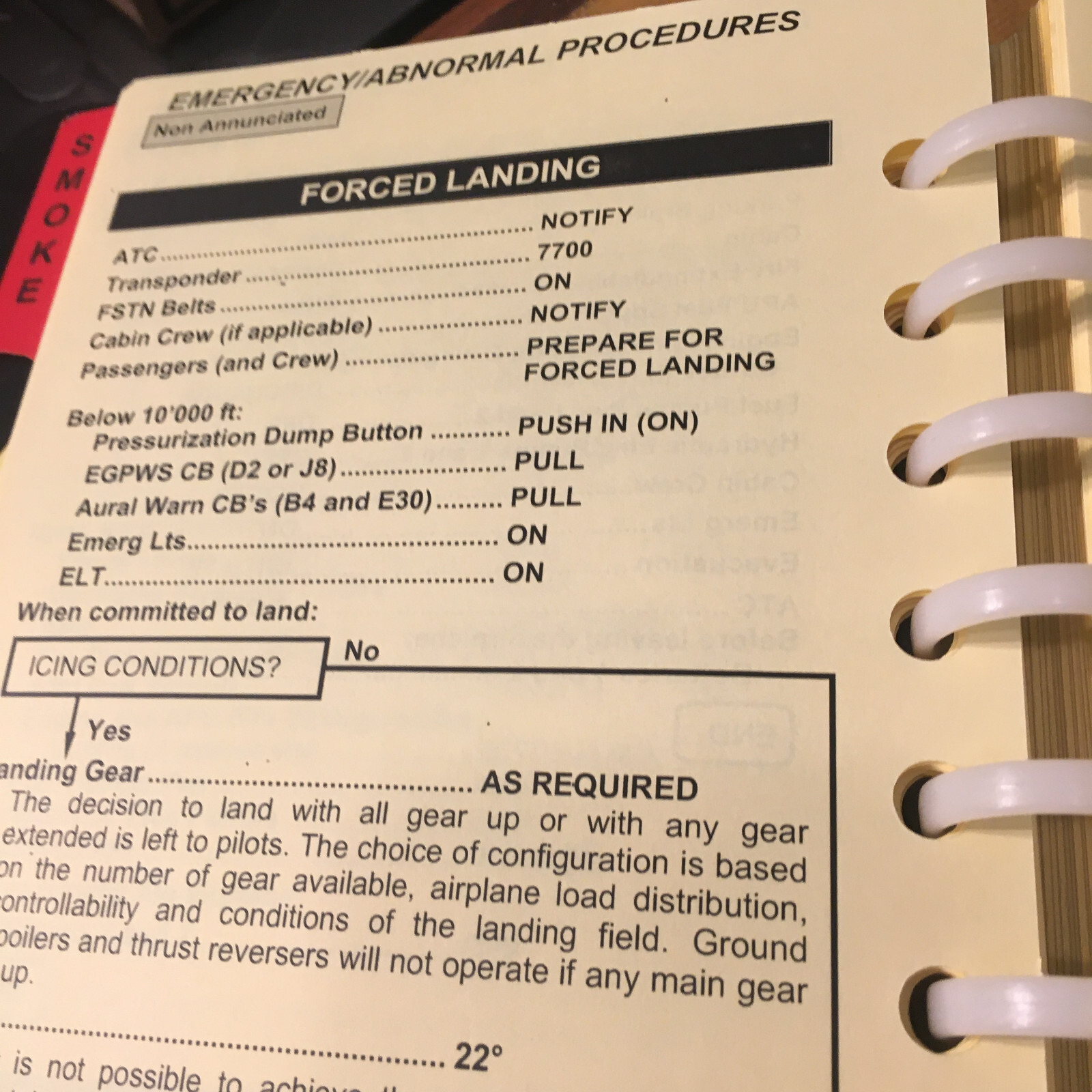 Embraer Legacy EMB-135BJ Quick Reference Handbook, United States. QRH