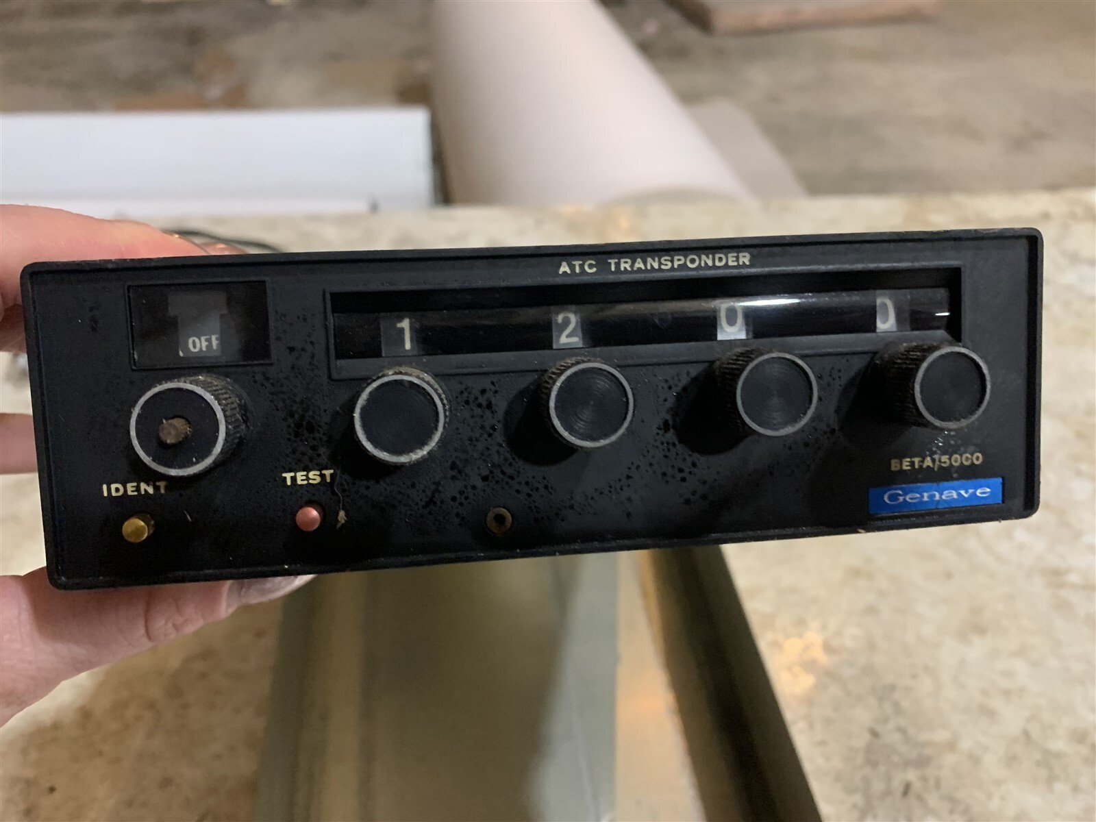Cessna 150 L ATC Genave Transponder Beta 5000 With Tray