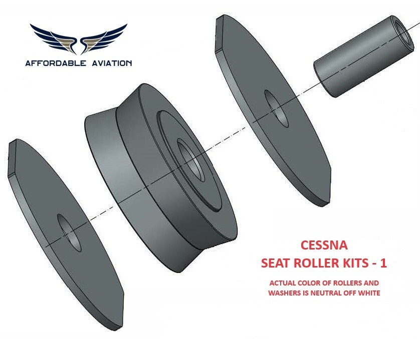 CESSNA SEAT ROLLER KIT – 1 – FAA/PMA Approved!