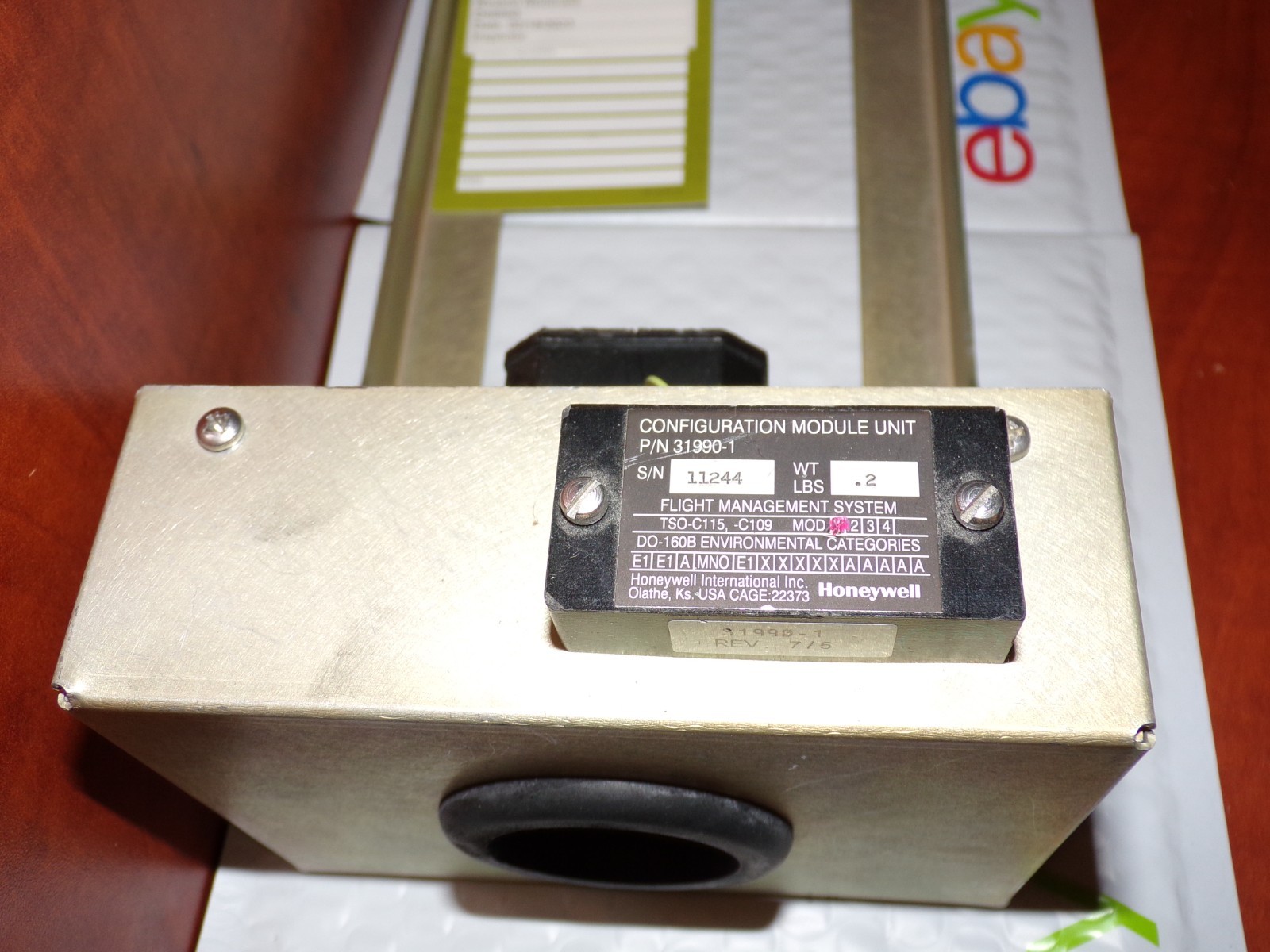 Bombardier AFIS Tray 42701-1 with ITT Cannon Connector DPX2NA-A106P4OW1MS-33B-00