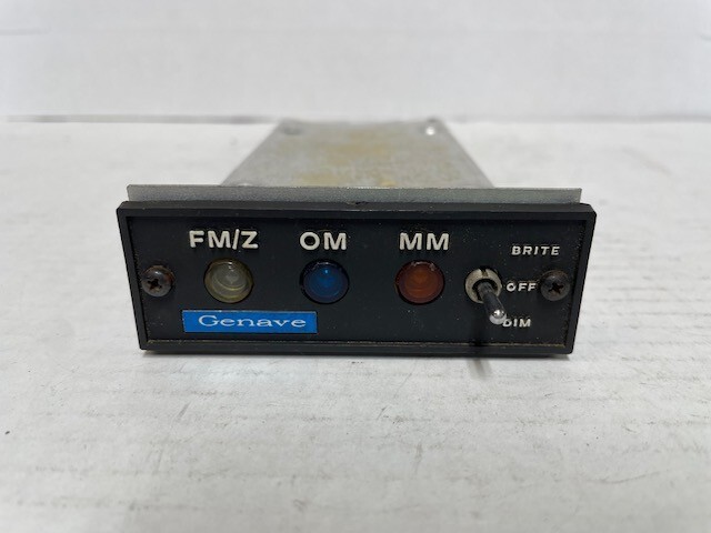 Genave Delta/303 Marker Beacon Receiver, Untested, Used, For Parts