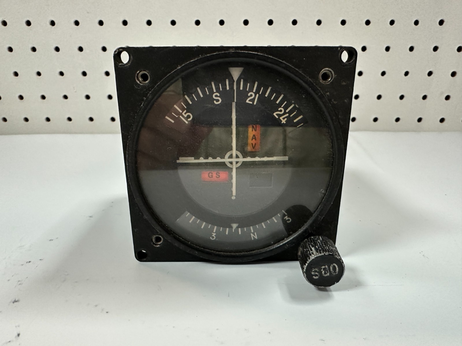 Aeronetics Indicator Course Selector 520-5160-006, removed from Sikorsky S-76