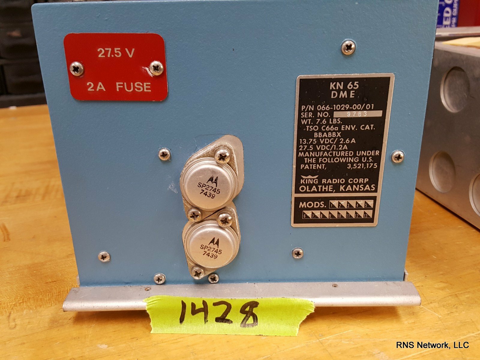King KN-65 DME P/N 066-1029-00/01 s/n 9783 (AR)