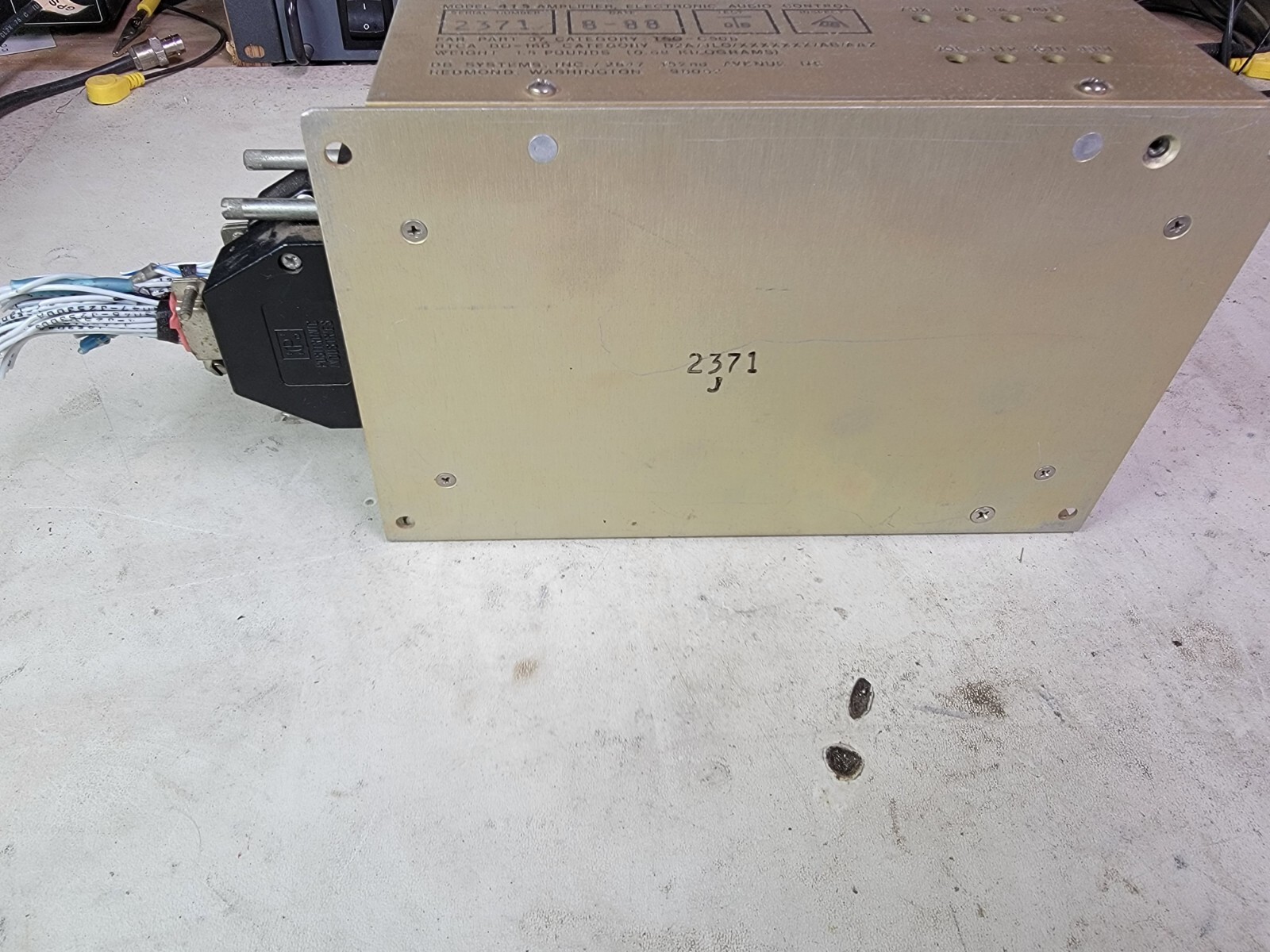 Model 415 DB Systems Electronic Audio Control Amplifier DB415 #B007 *30 Day Ret*