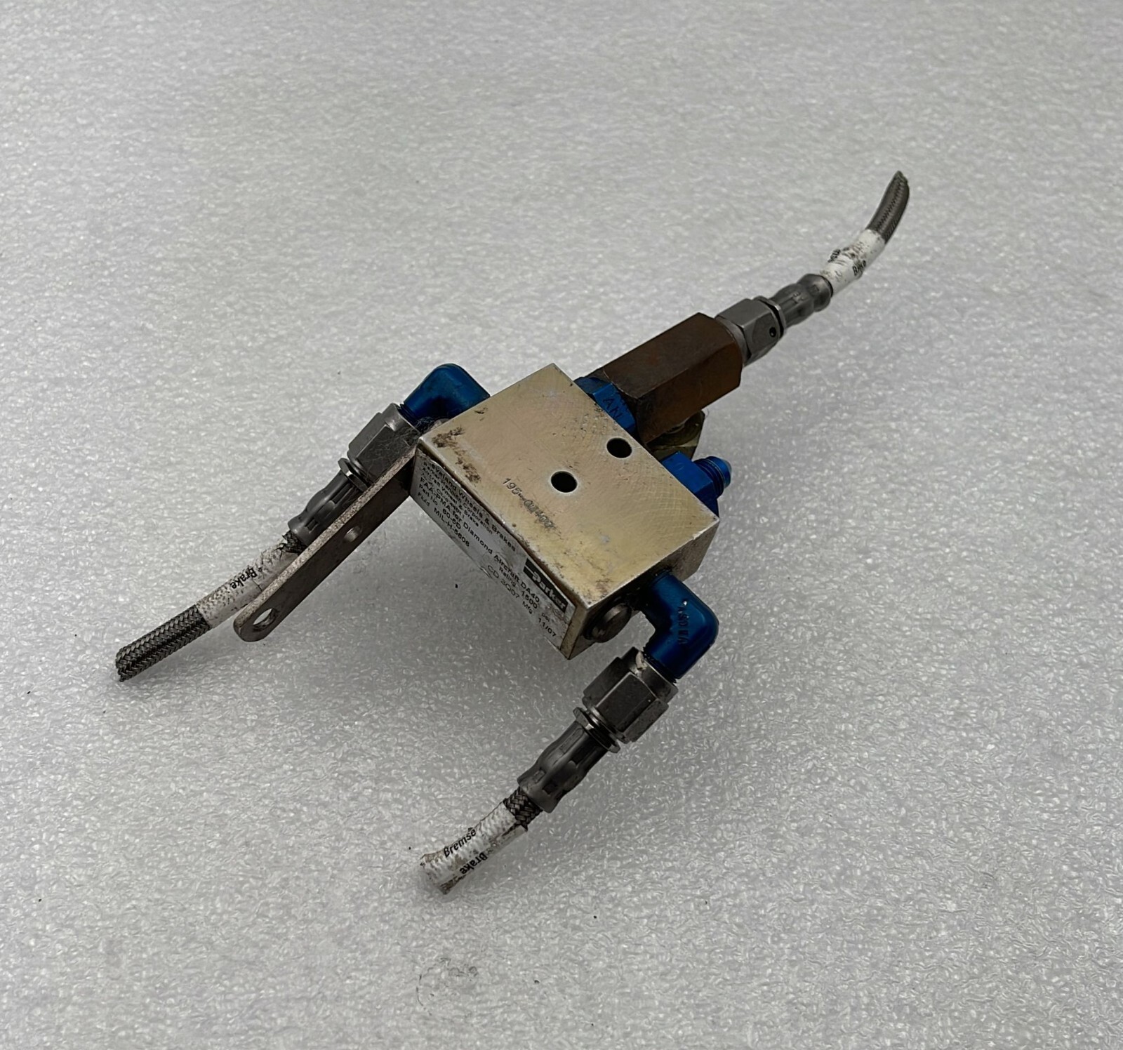FAA-PMA Parker 60-5D Fuel Filter VALVE for Diamond Aircraft DA40