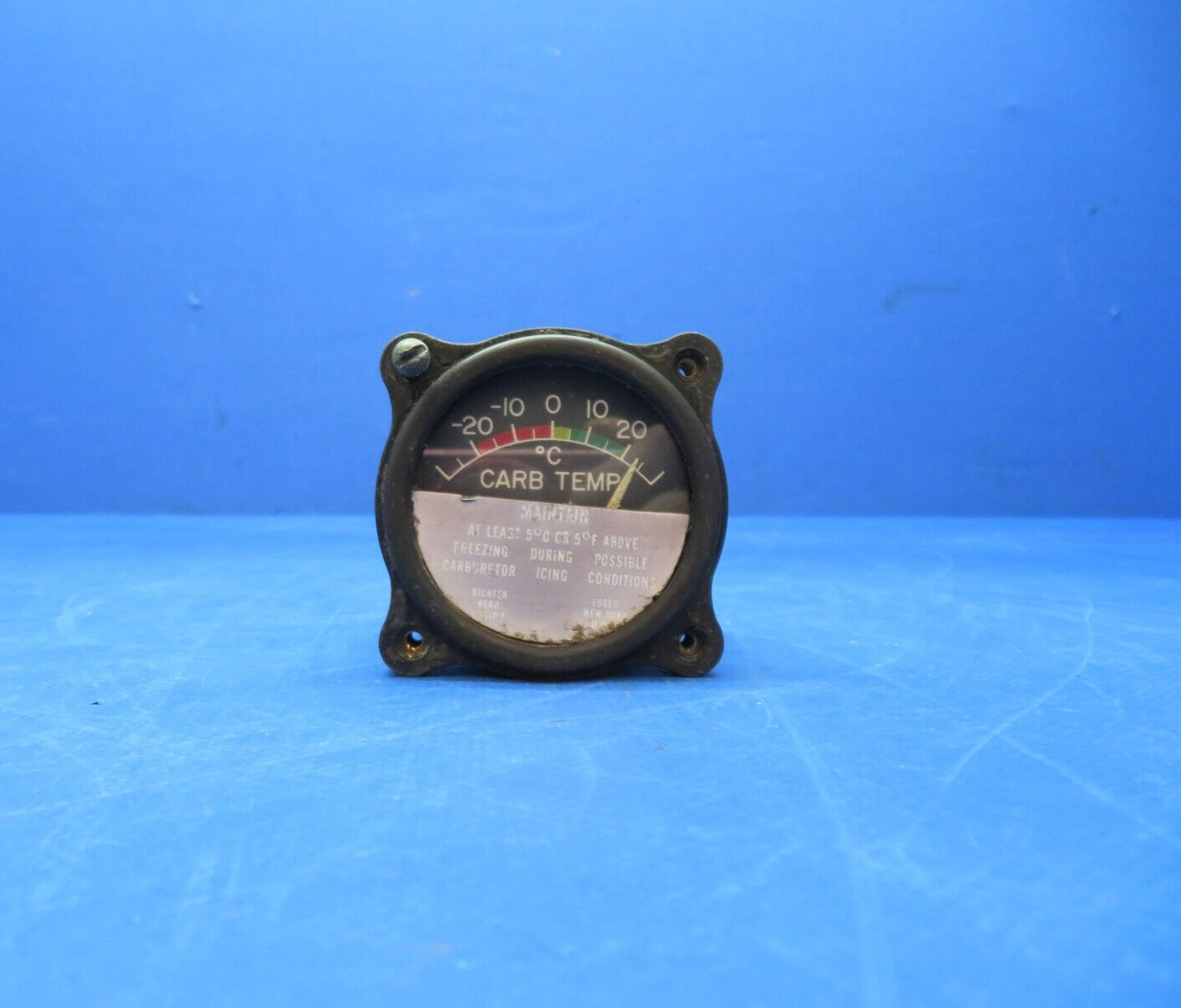 Weston Carb. Temp. Gauge P/N 102138 w/ 30 Day Warranty (0823-321)