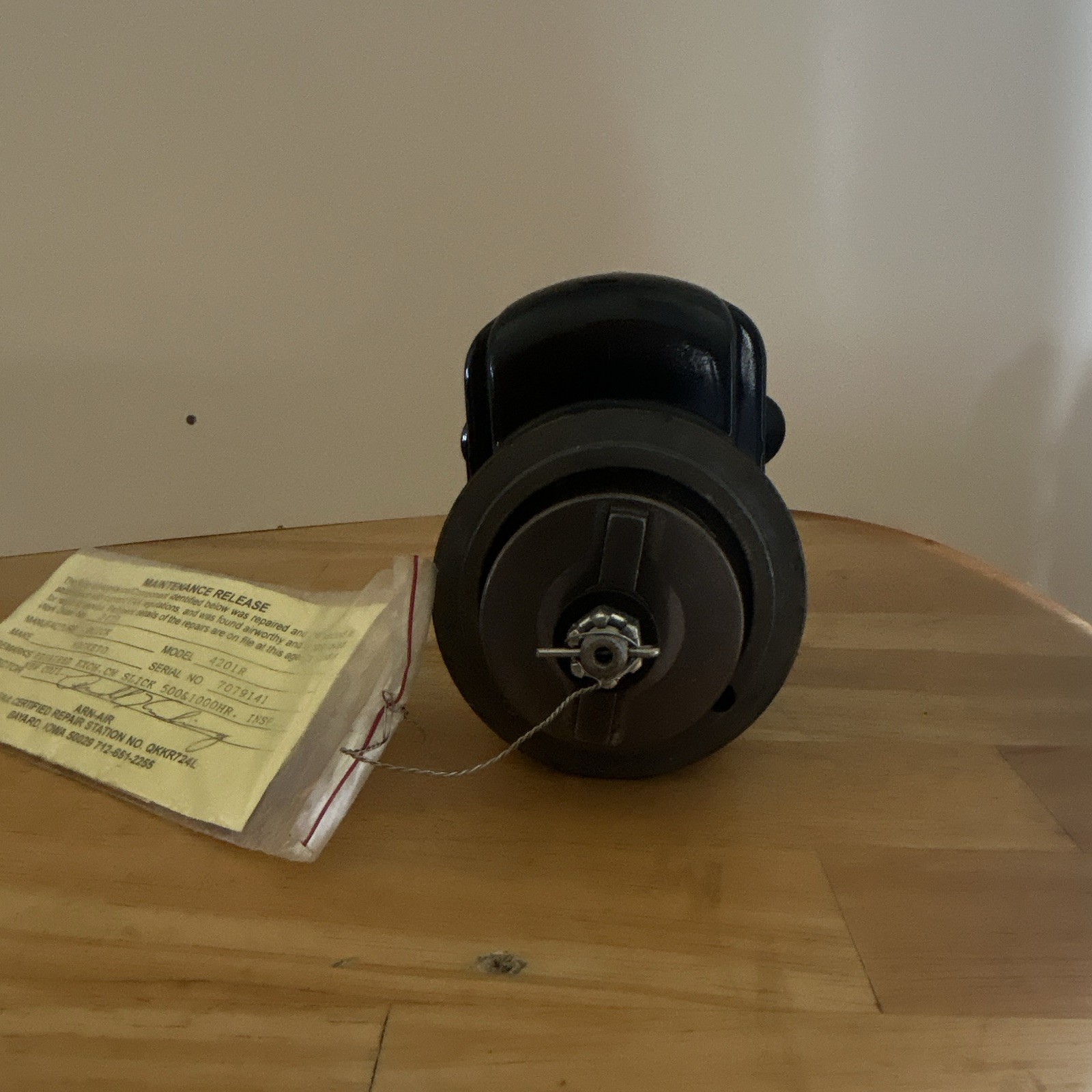 SLICK Aircraft Engine Magneto Model Number 4201R with Yellow Tag