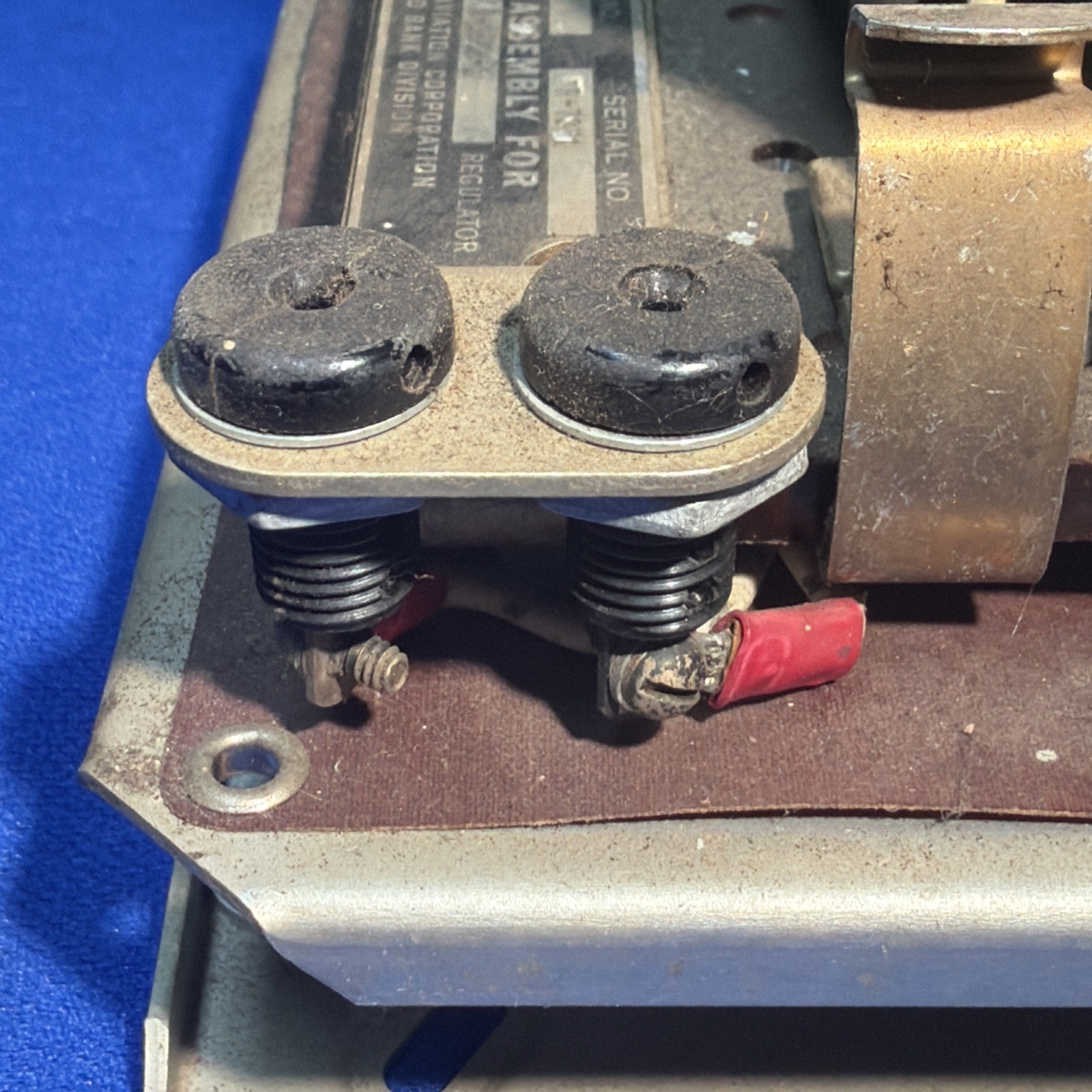 1598-1 Bendix Aviation Corp WW2 Regulator; Voltage, D.C. Generator 117 Volts
