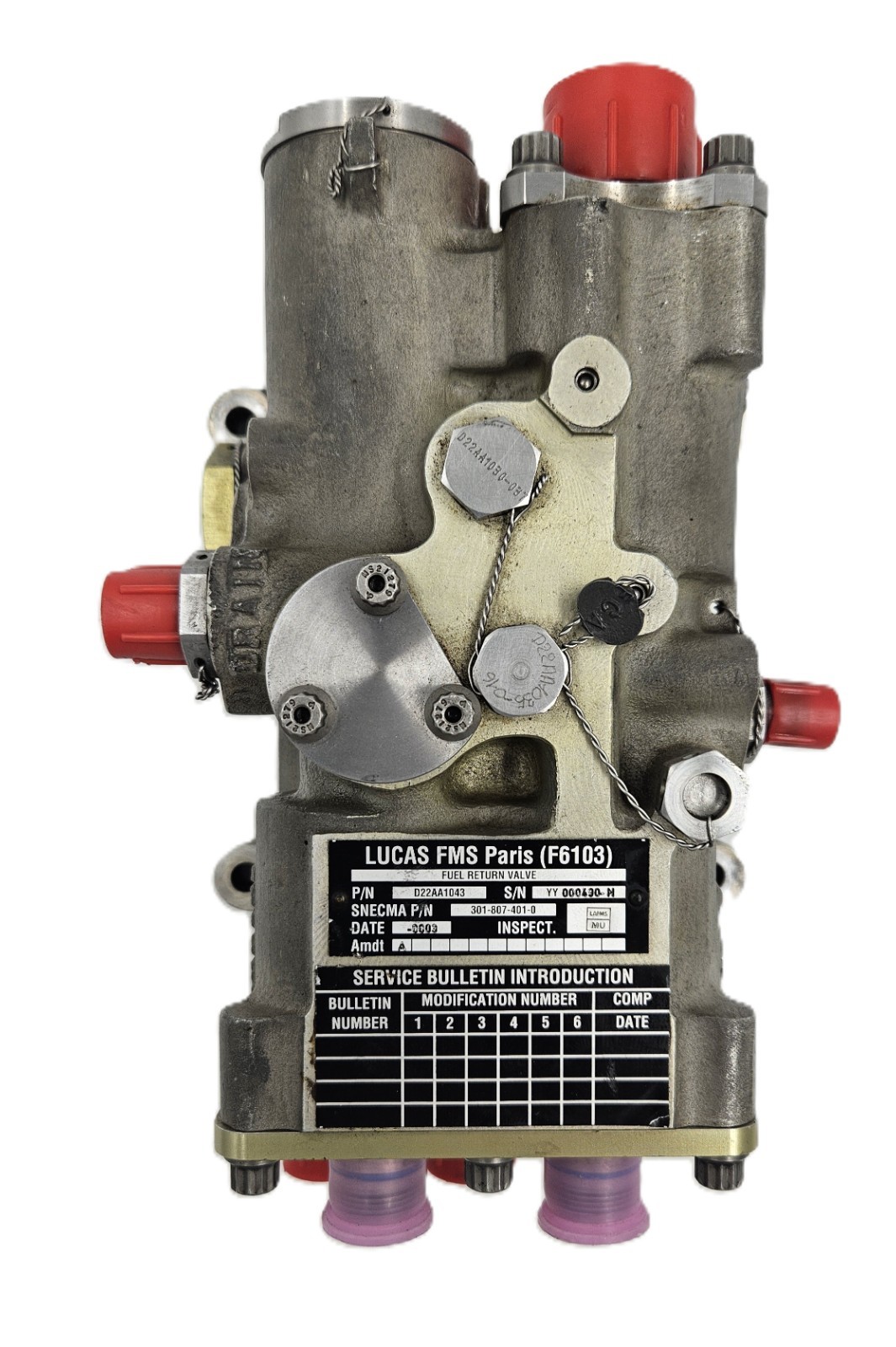 LUCAS FMS PARIS (F6103) D22AA1043 FUEL RETURN VALVE [FAST SHIPPING]