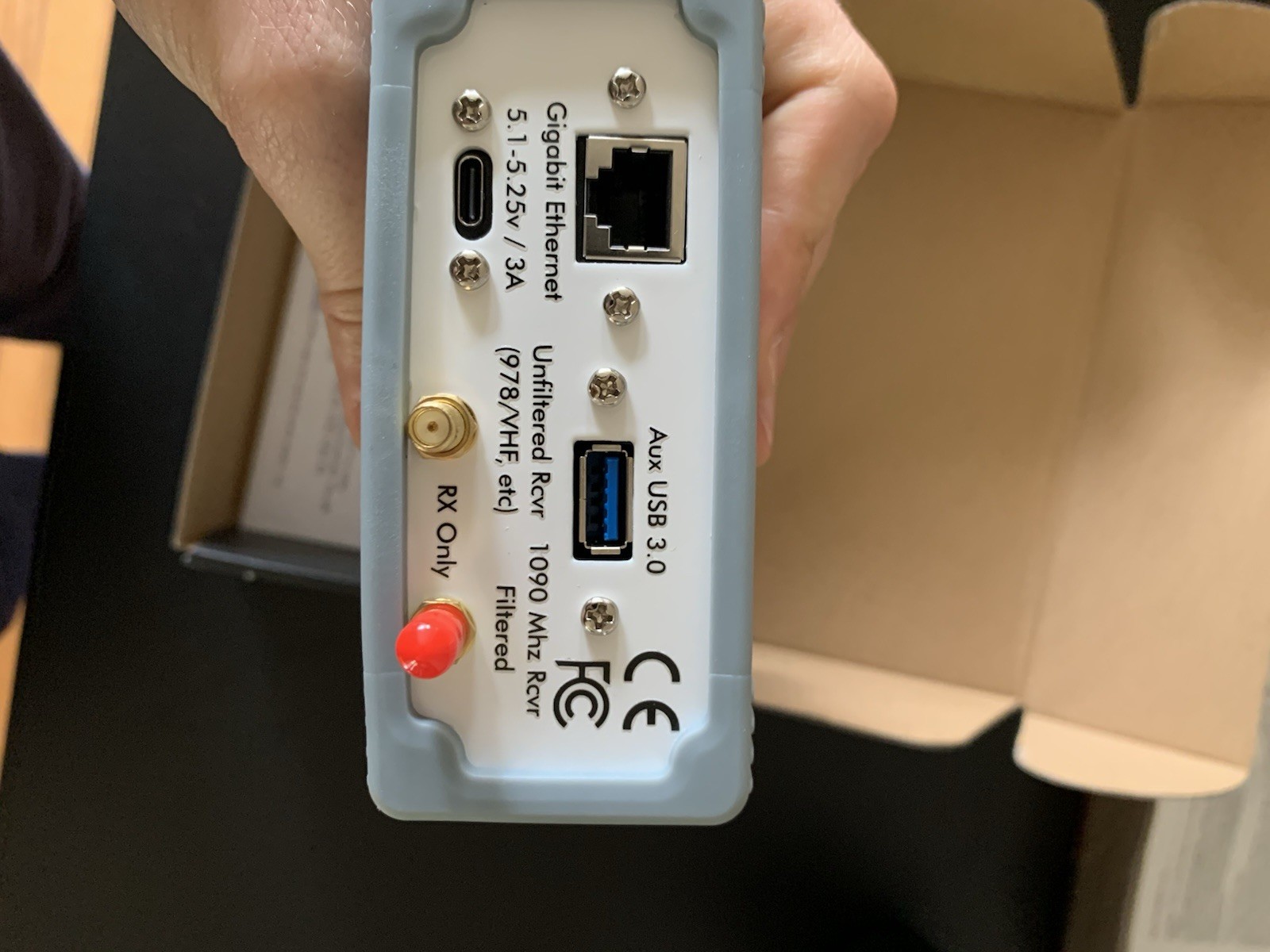 ADSBx Deluxe Dual SDR Feeder Kit Complete –, Antenna, Coax, Power Supply