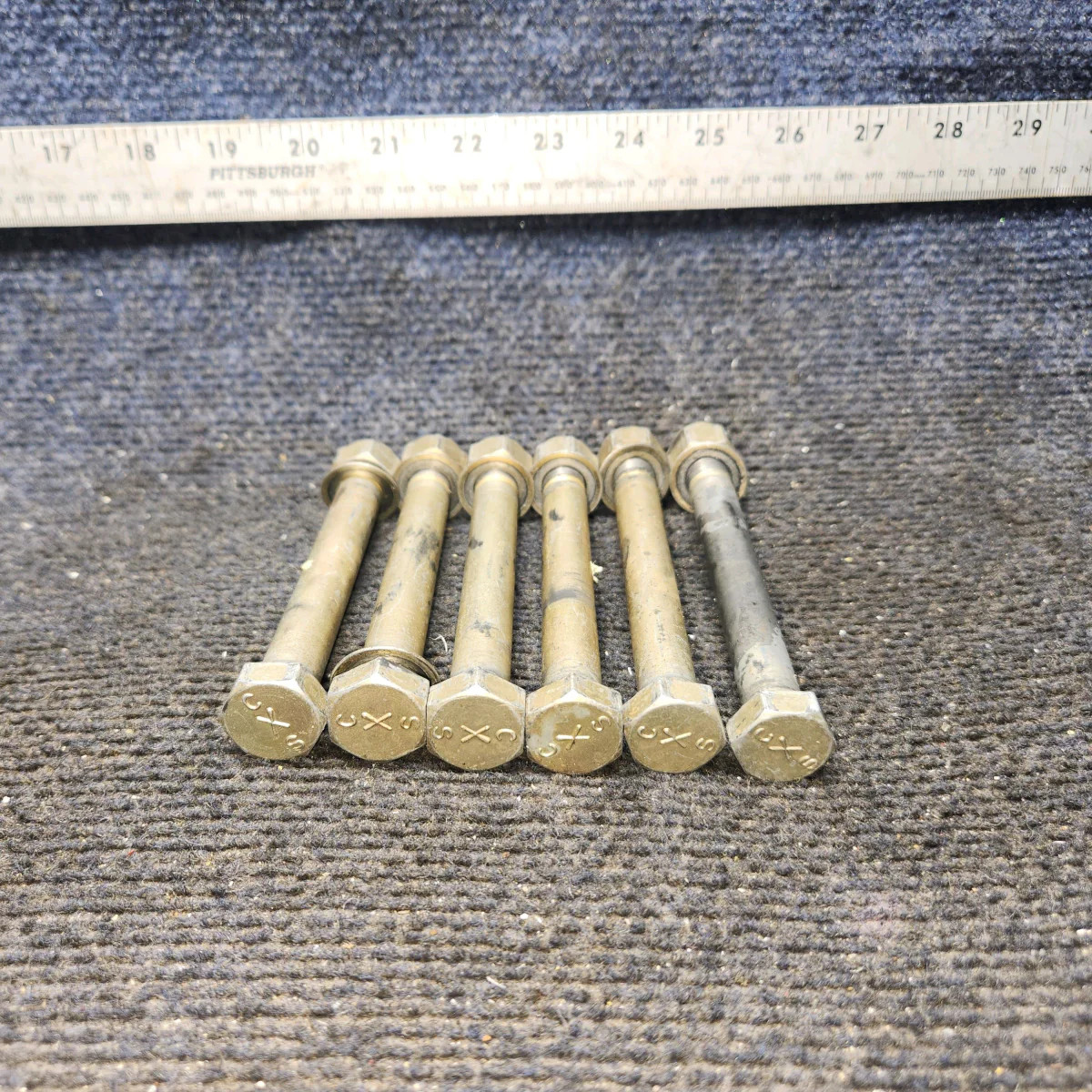 A2513-16 | Cessna 172E | Prop Bolts (6) (1/2 Bolt 3/4 Head 4.75 in Long)