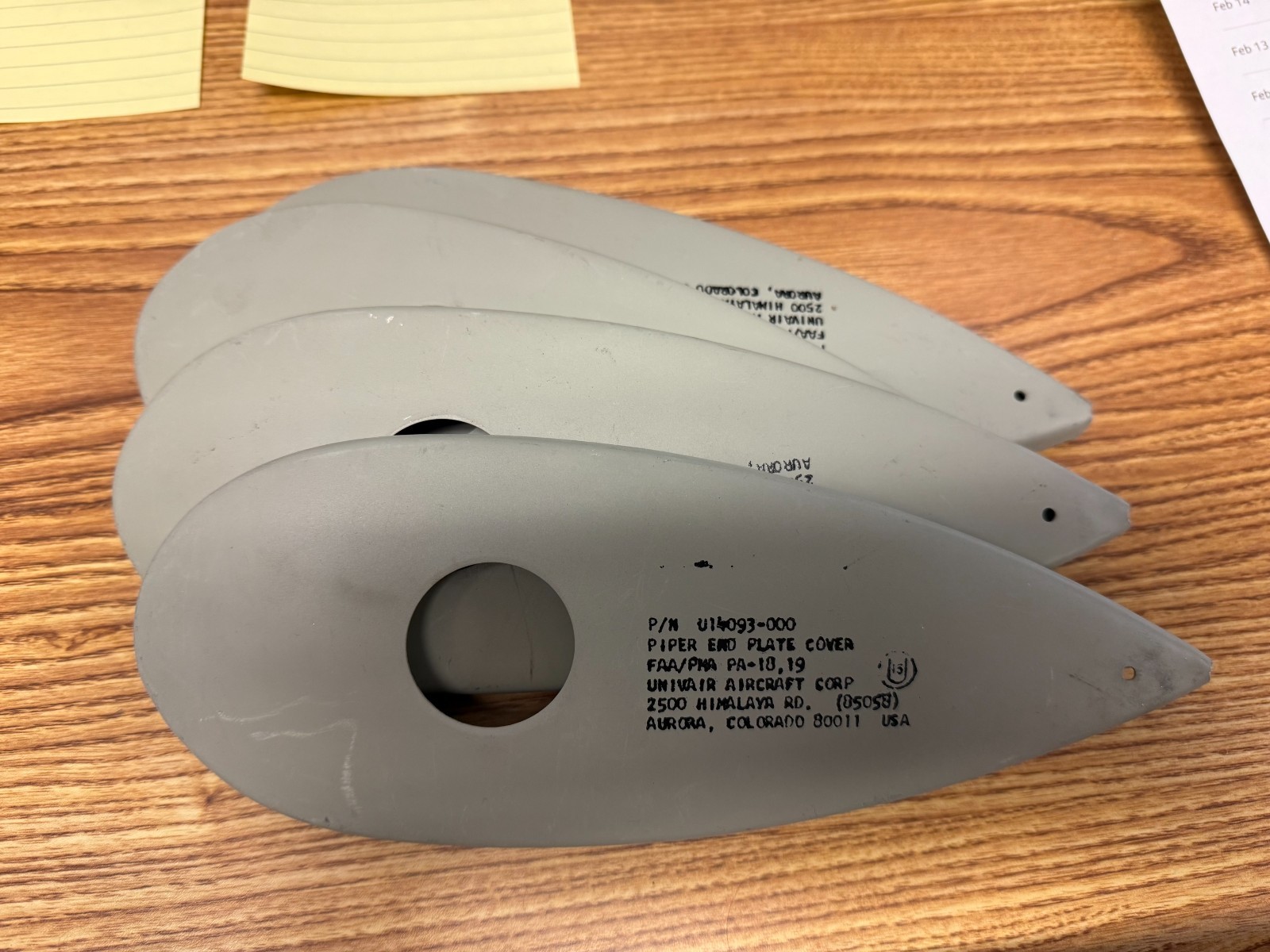 Piper End Plate Cover (4 covers)