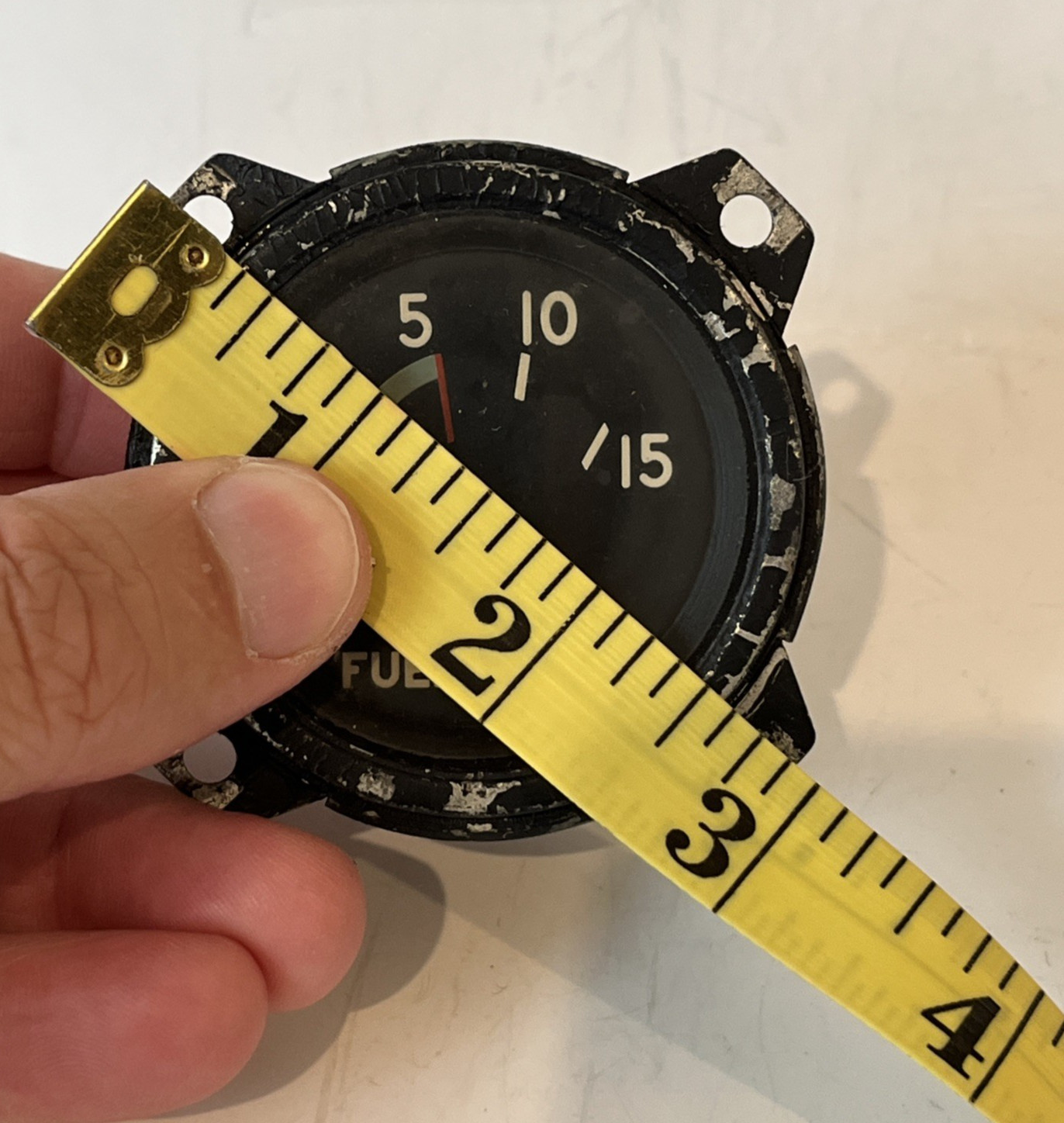 Mooney M20B Fuel Pressure Gauge For Parts or Display Untested