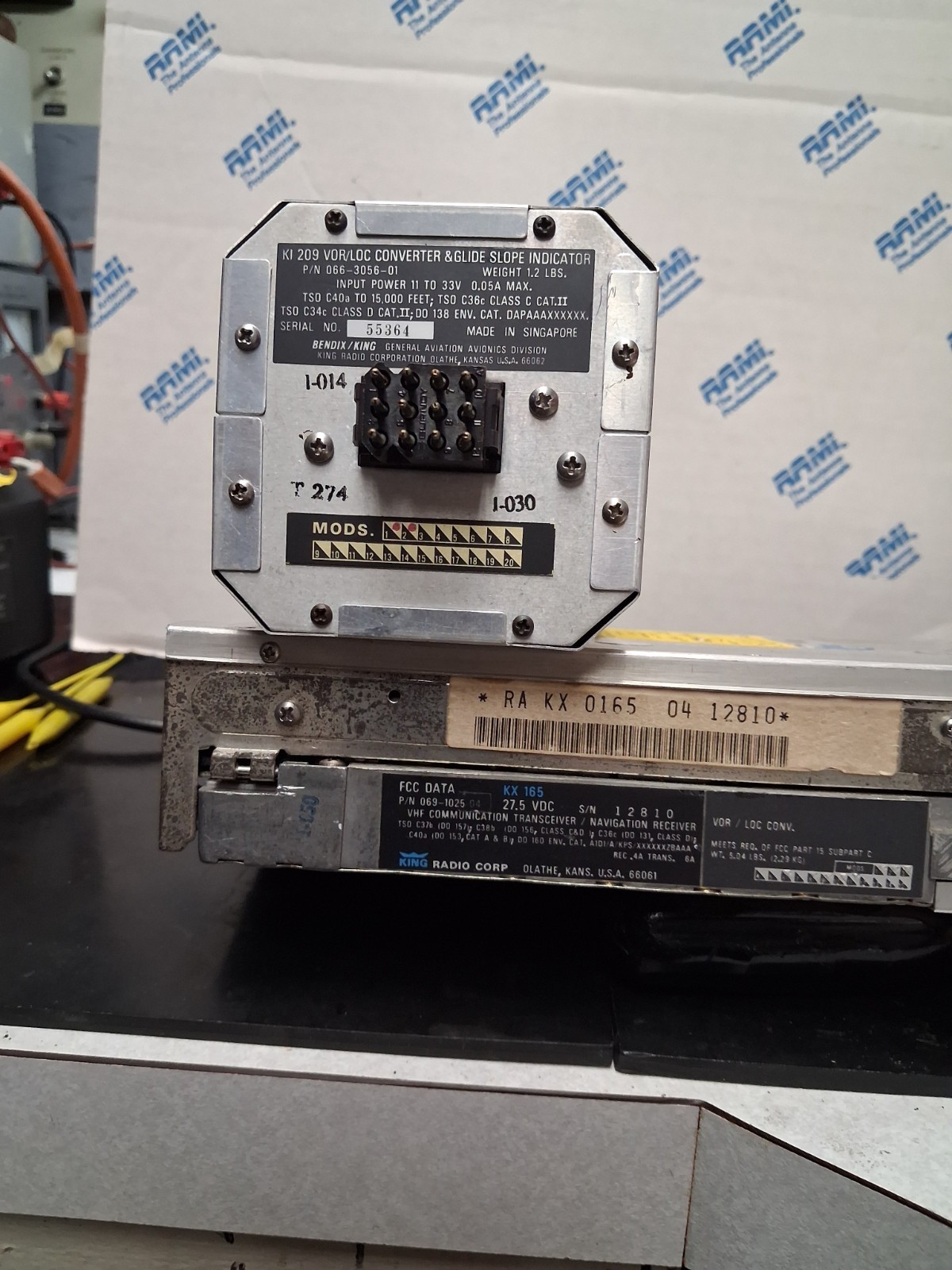 Bendix King KX-165 TSO 28V NAV/COM with KI209 Indicator