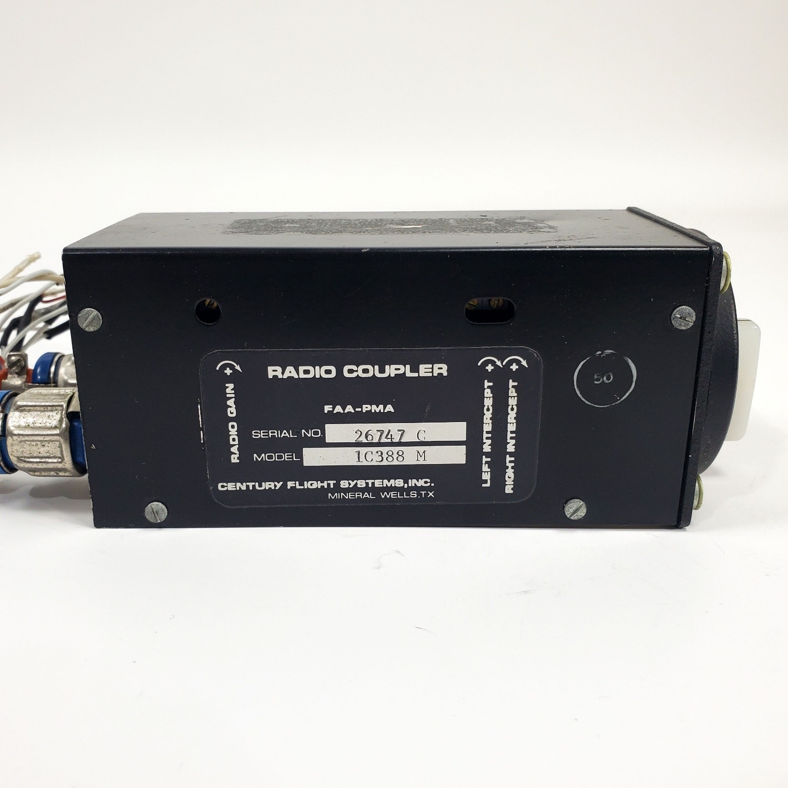 Century Flight Systems Radio Coupler 1C388-M – Removed Working
