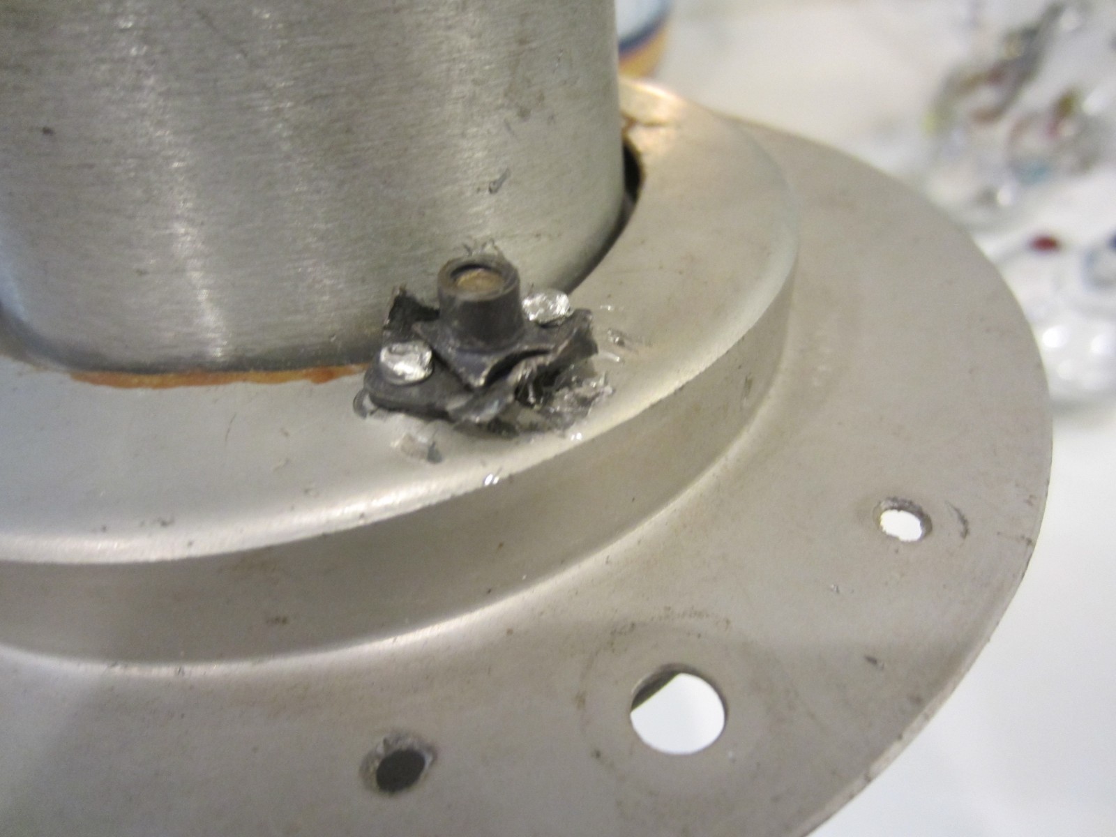 UNIQUE ROUND GRIMES AIRCRAFT EXIT LIGHT P/N 34170-1-X AS REMOVED