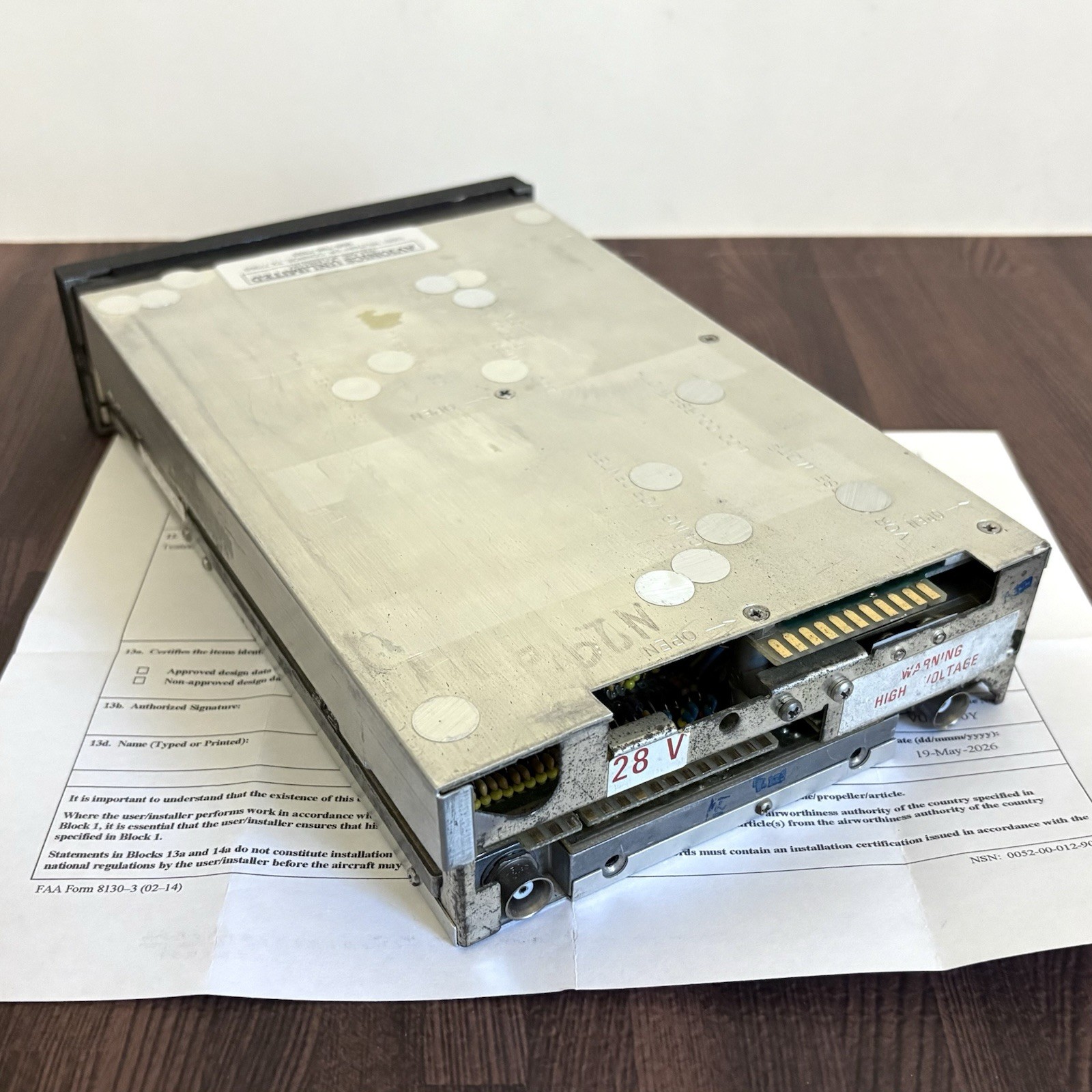 King KX 155 Nav/Com 28 Volt 069-1024-09 With New 8130