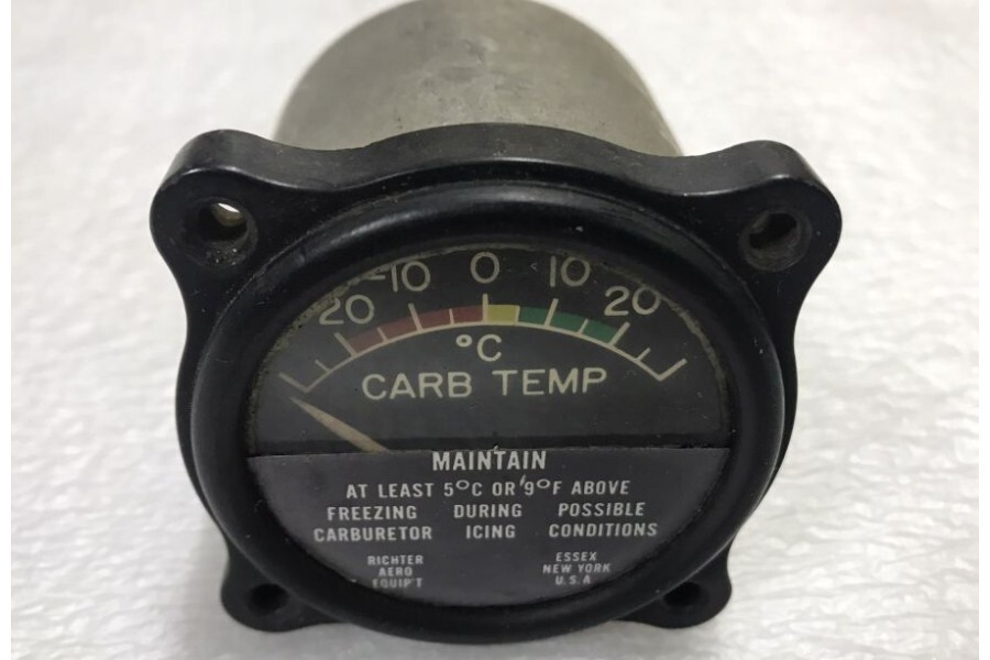 102138, Weston Aircraft Carburetor Temperature Indicator