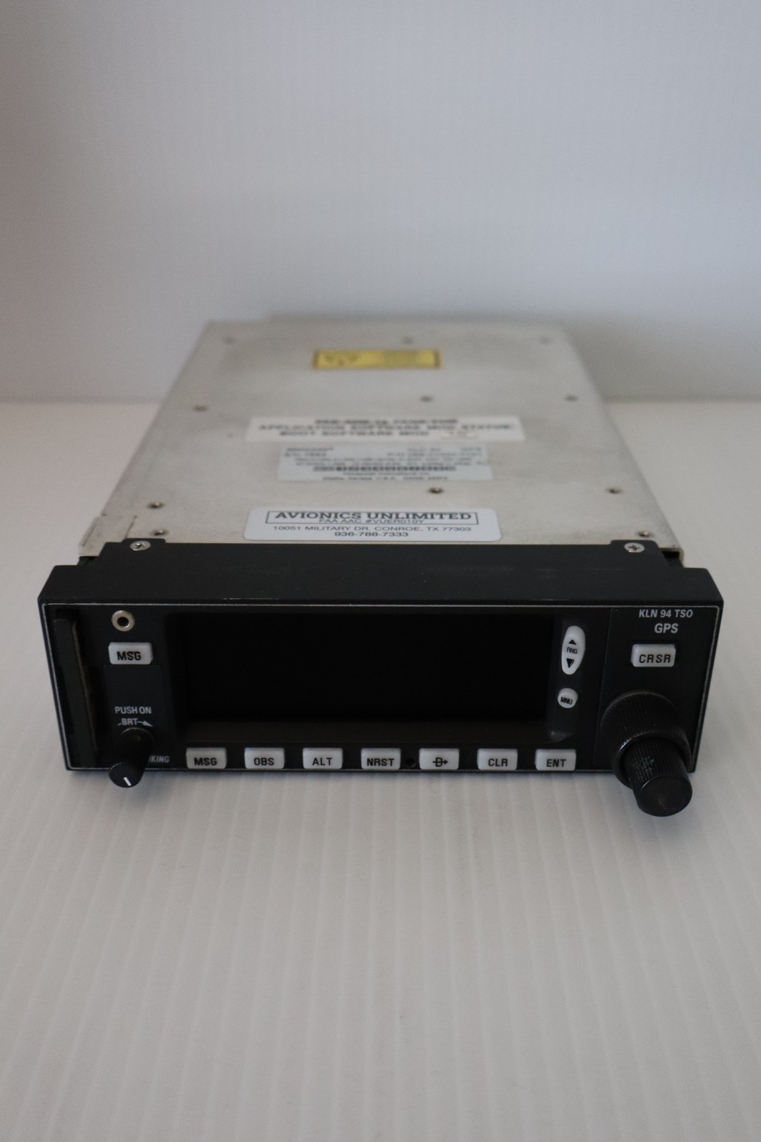 Bendix King KLN 94 Color GPS 069-01034-0101 Bench Tested with FAA 8130-3 Form