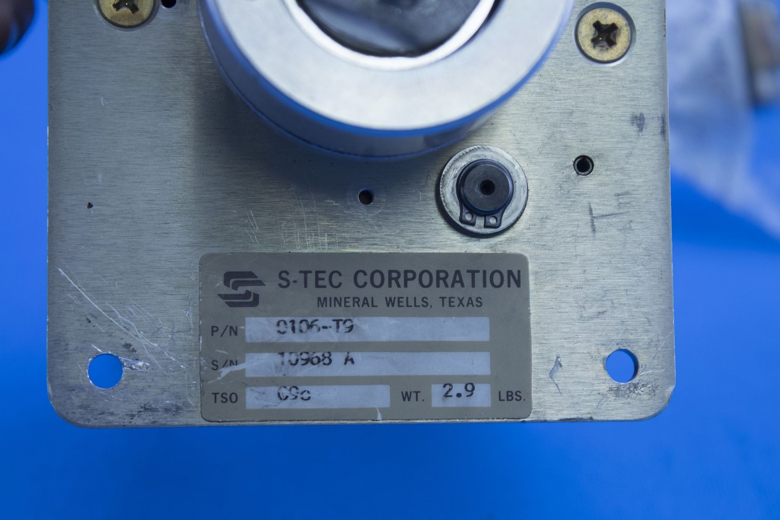 Used S-TEC Corporation Pitch Servo Assembly P/N 0106-T9 (20433)