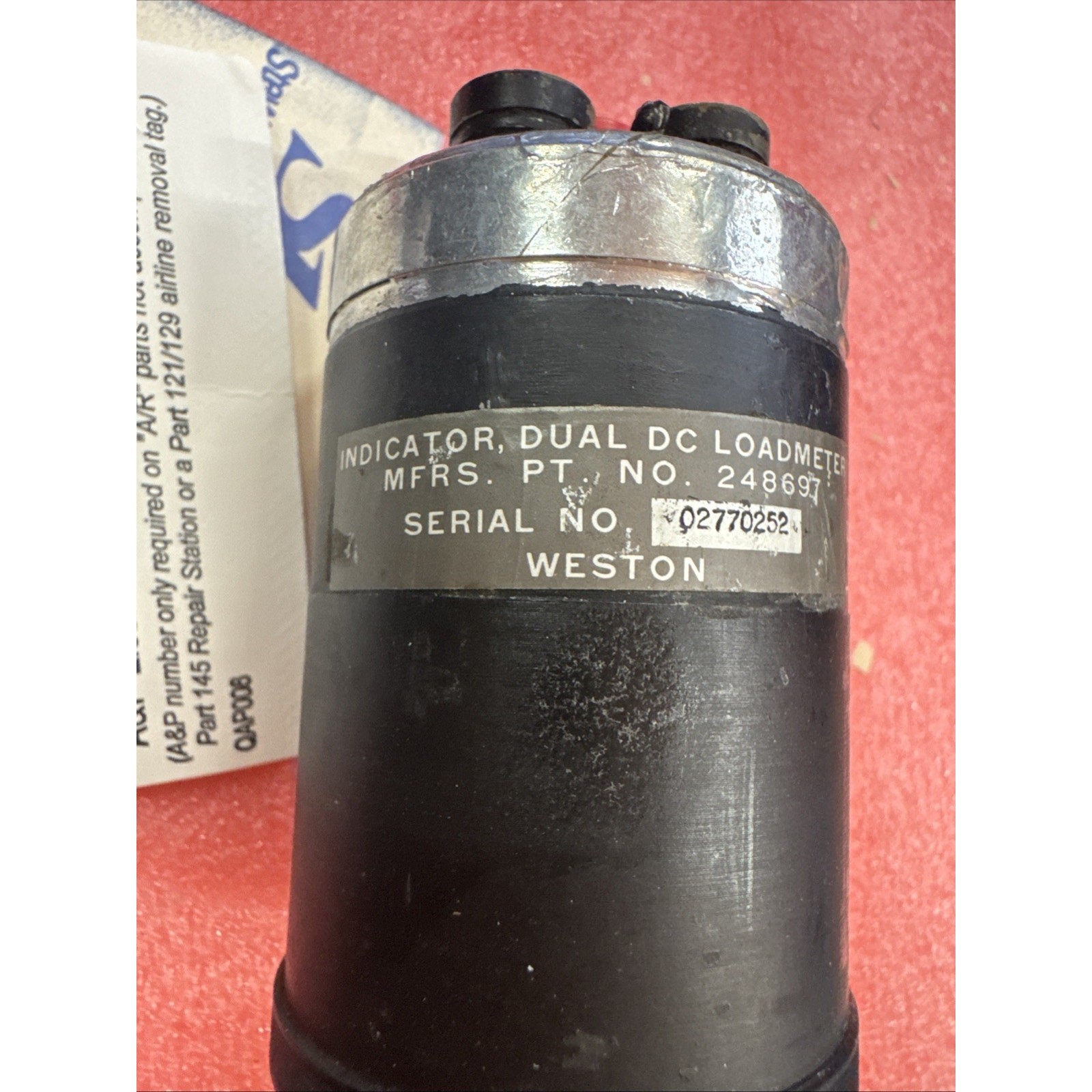 248697 Weston DUAL DC LOADMETER INDICATOR binb