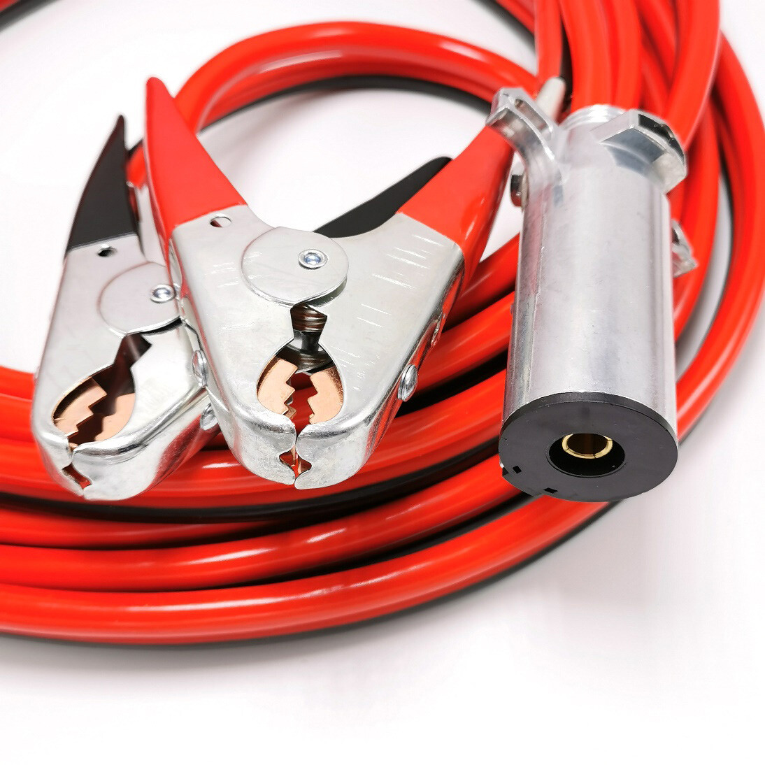 Aircraft Jumper Cable with Round 1-Pin Plug Piper Style Plug, 1 Gauge 25 Feet