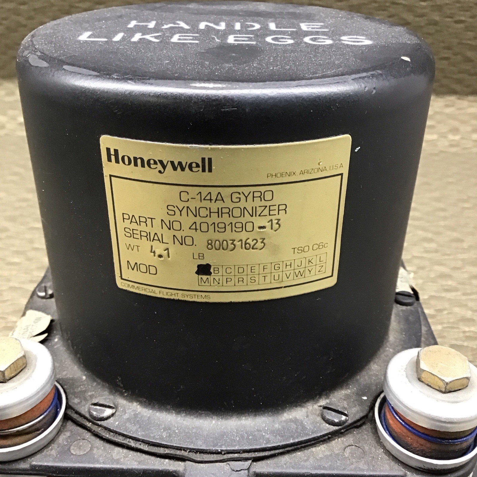 C-14A GYRO SYNCHRONIZER W/ SPERRY C-14D DIRECTIONAL GYRO