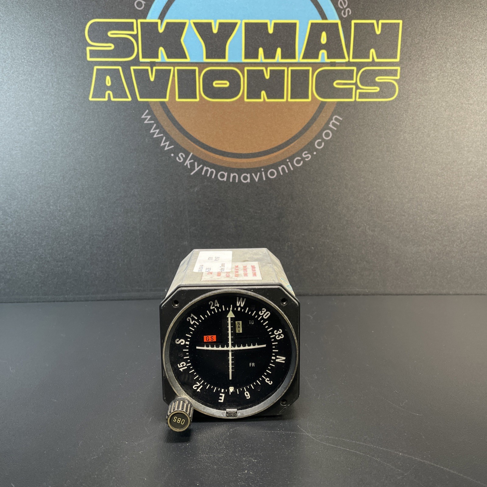 King KI 206 VOR/LOC/GS Indicator – Unknown Condition – No Warranty!