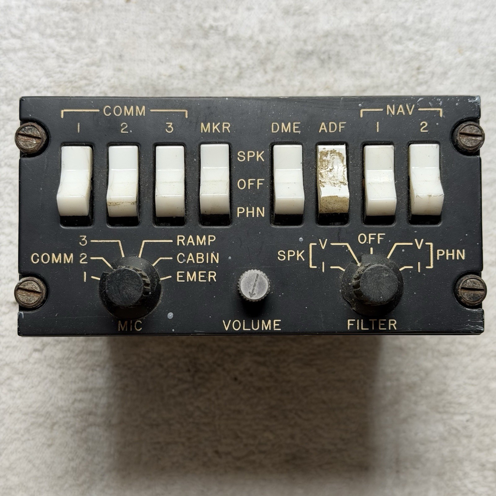 RCA AVA-310 Audio System Panel C-50B MI-592181-6 Inspected