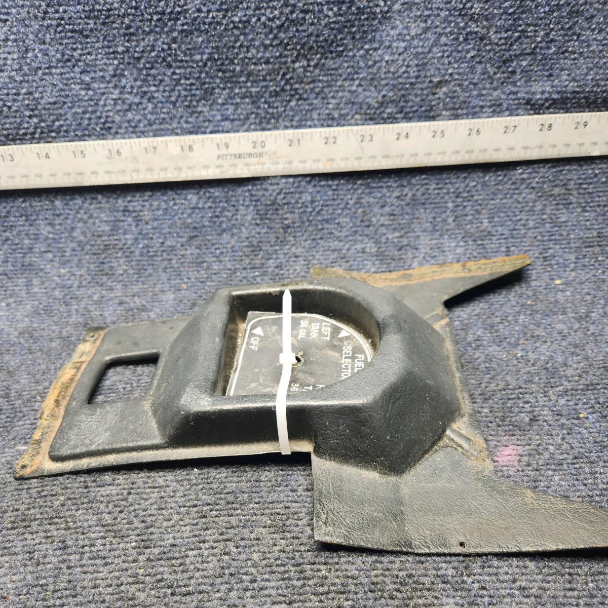 610263-001 | Mooney M20K | Fuel Selector Interior Trim Cover