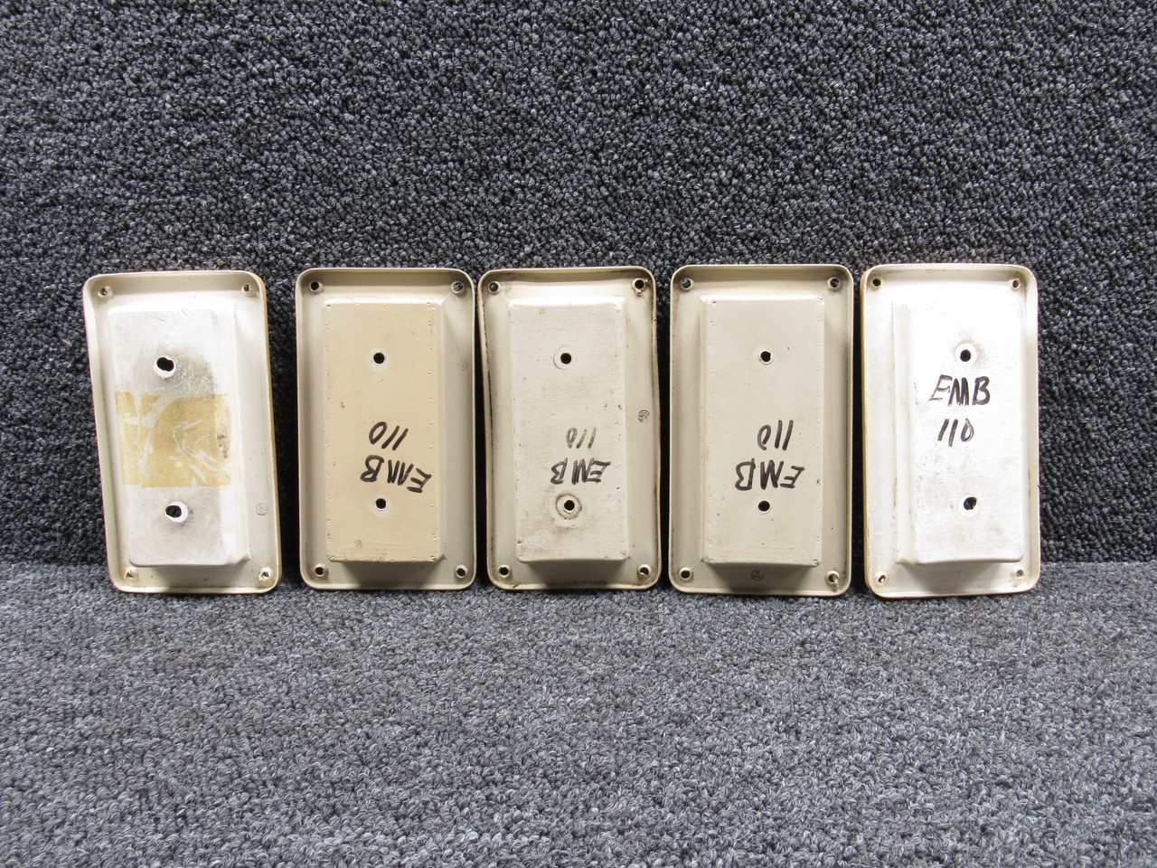 PE14017-1A Embraer EMB-110 Emergency Placard Frame (Set of 5)