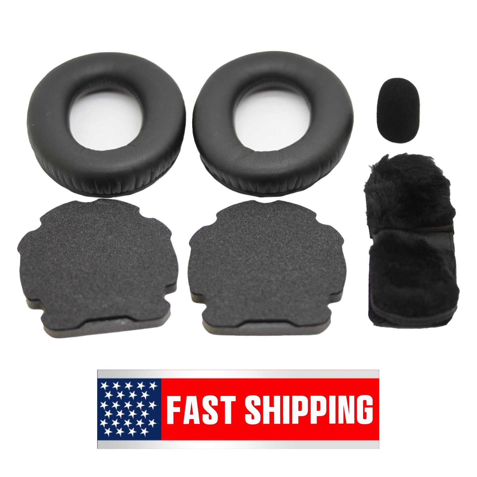 For Bose A20 A10 Aviation Headset Ear Pads Headband Cushion Foam Mic Muff Kits